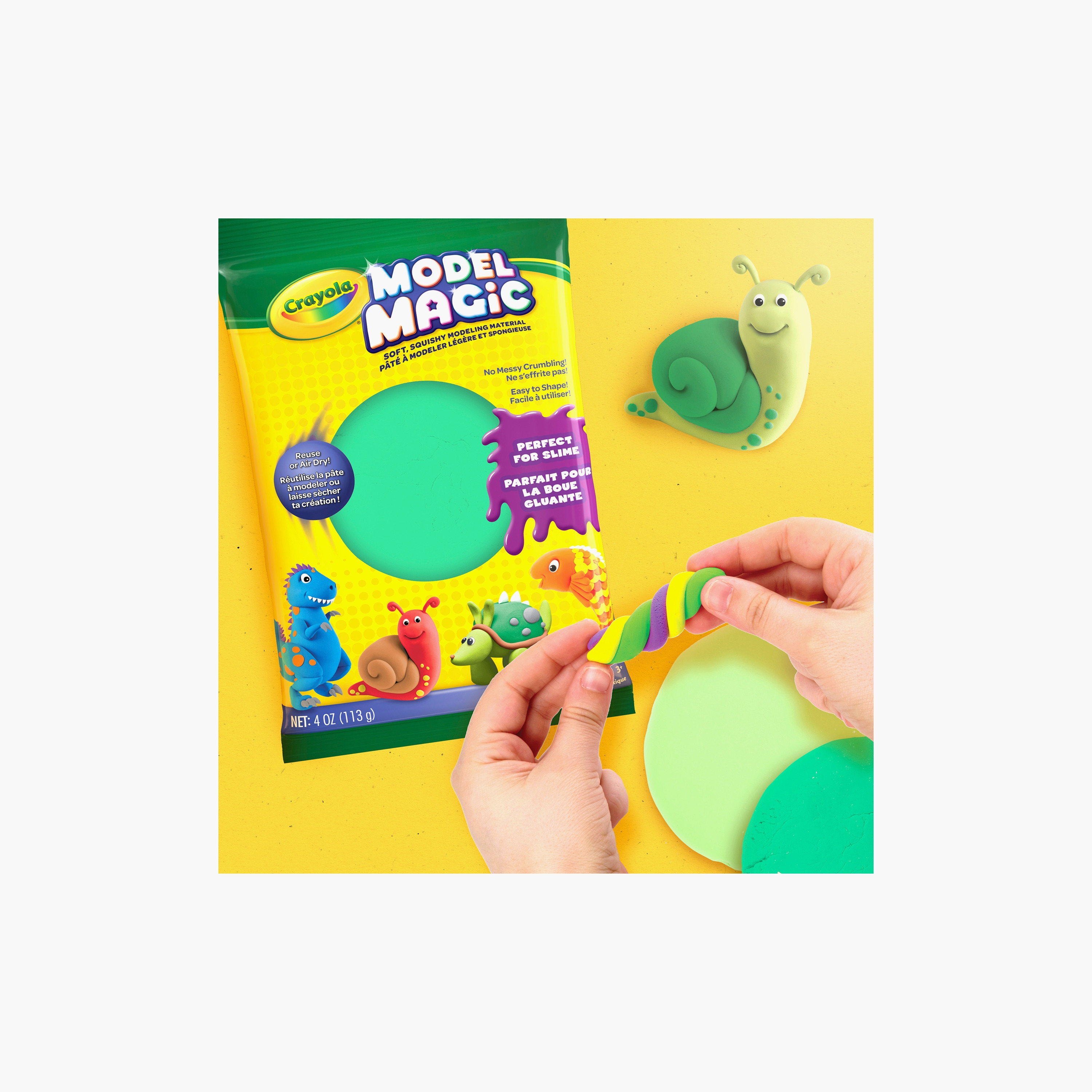 Crayola Model Magic Modelling Compound Pack - Green-toys-educational-doughtoys-image-6