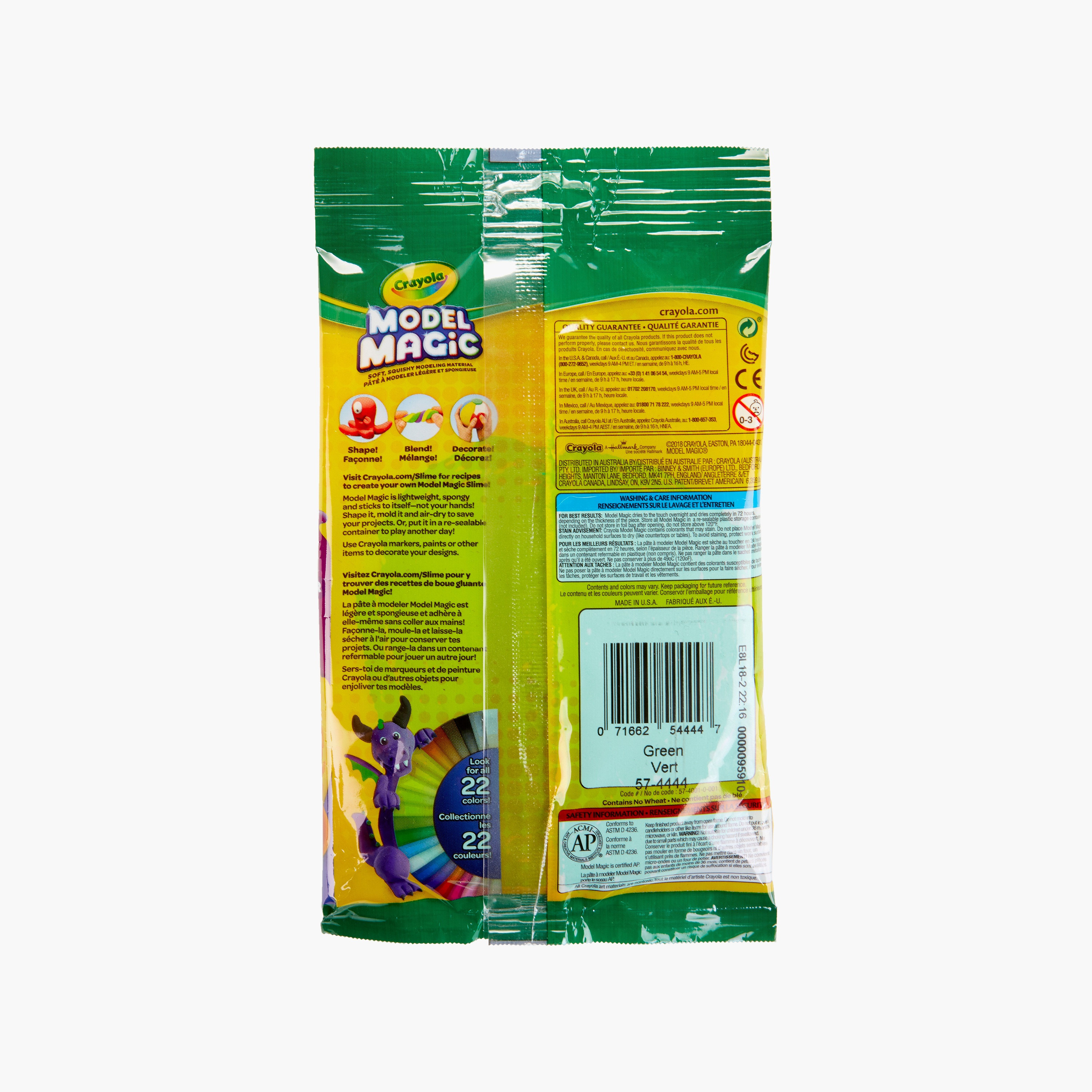 Crayola Model Magic Modelling Compound Pack - Green-toys-educational-doughtoys-image-7