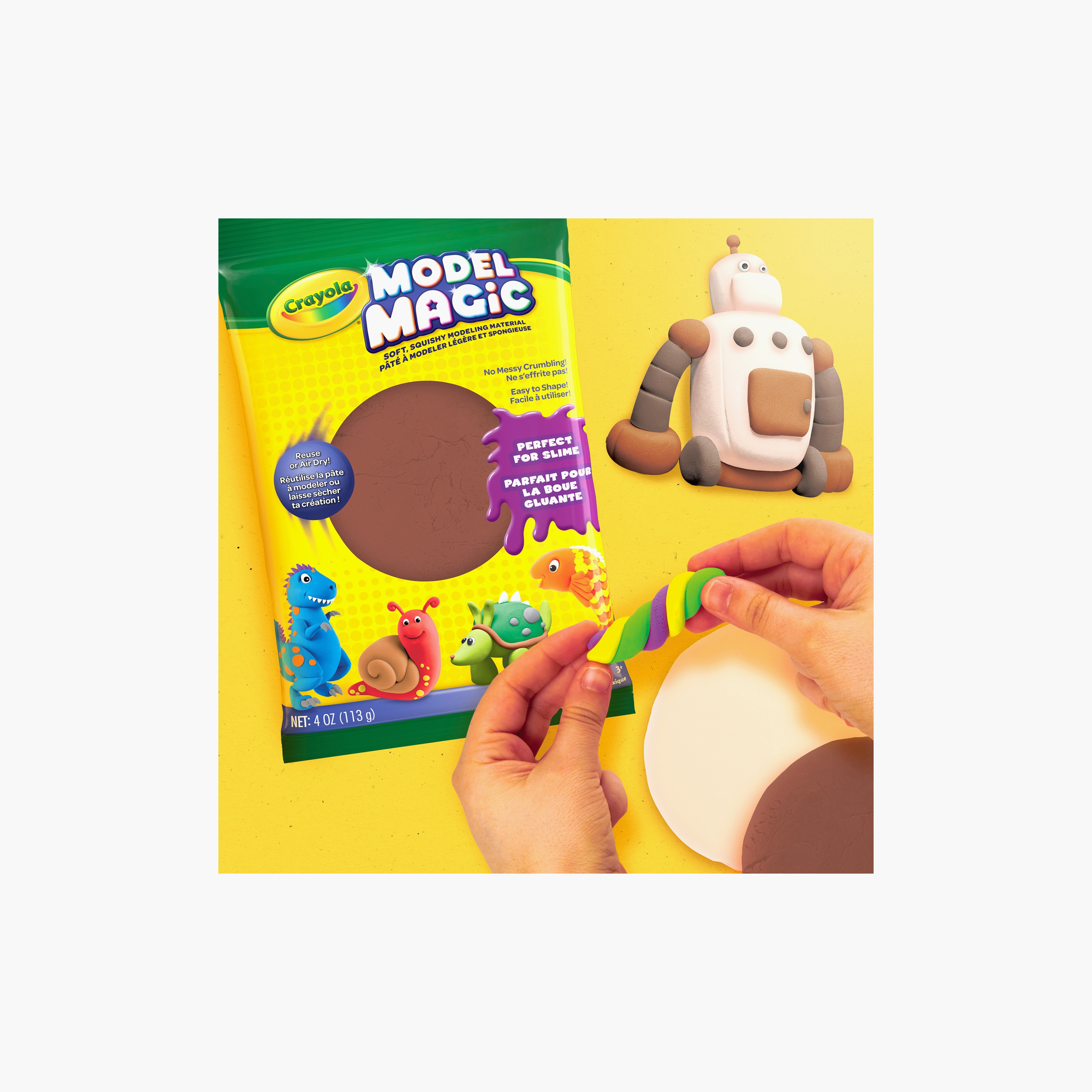 Crayola Model Magic Modelling Compound Pack - Black-toys-educational-doughtoys-image-5