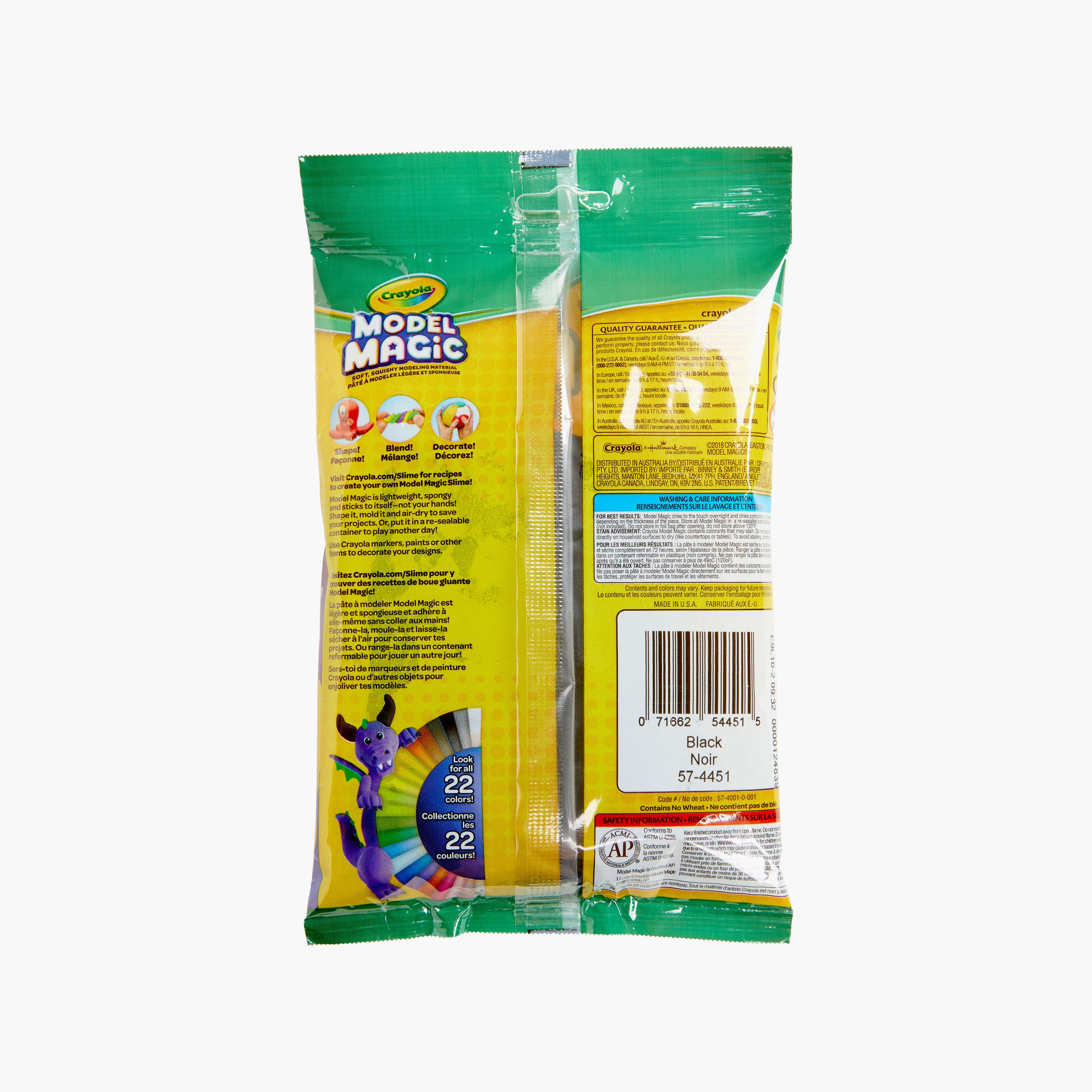 Crayola Model Magic Modelling Compound Pack - Black-toys-educational-doughtoys-image-7