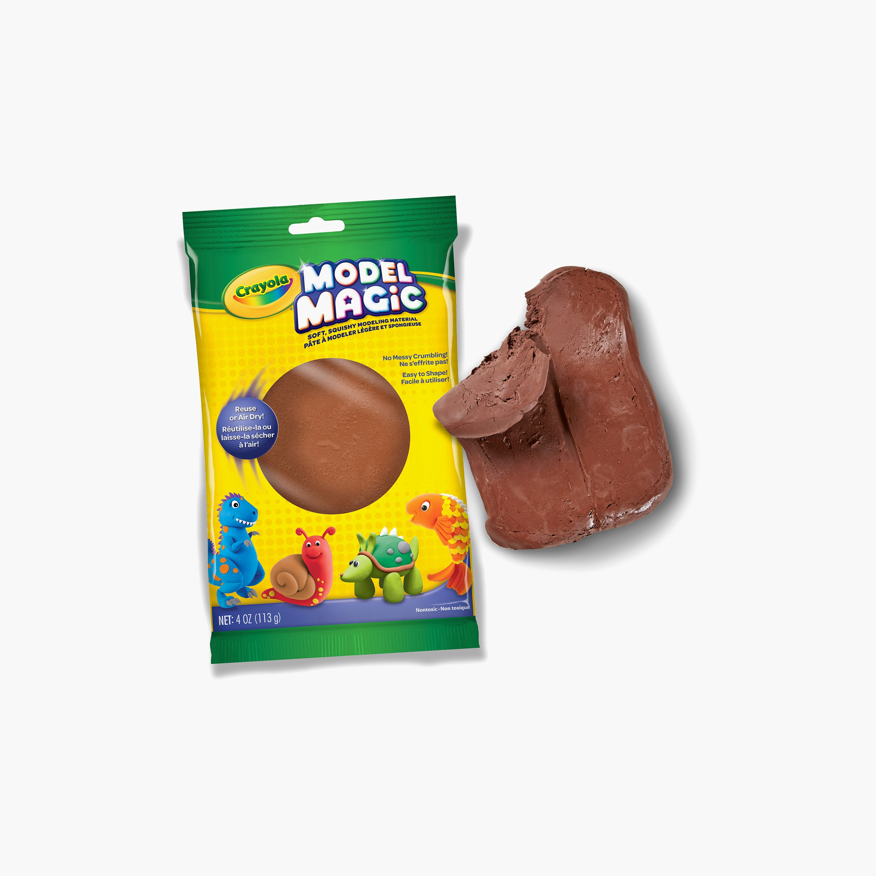 Crayola Model Magic Modelling Compound Pack - Earth Tone-toys-educational-doughtoys-image-2