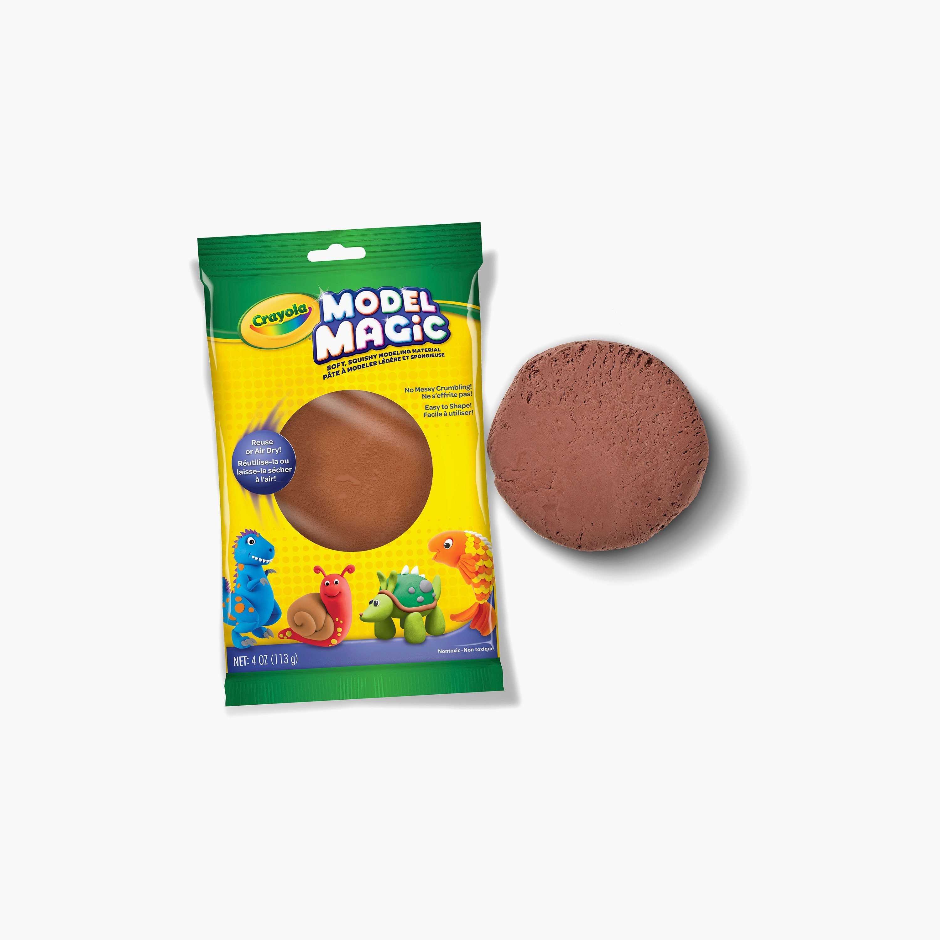 Crayola Model Magic Modelling Compound Pack - Earth Tone-toys-educational-doughtoys-image-3