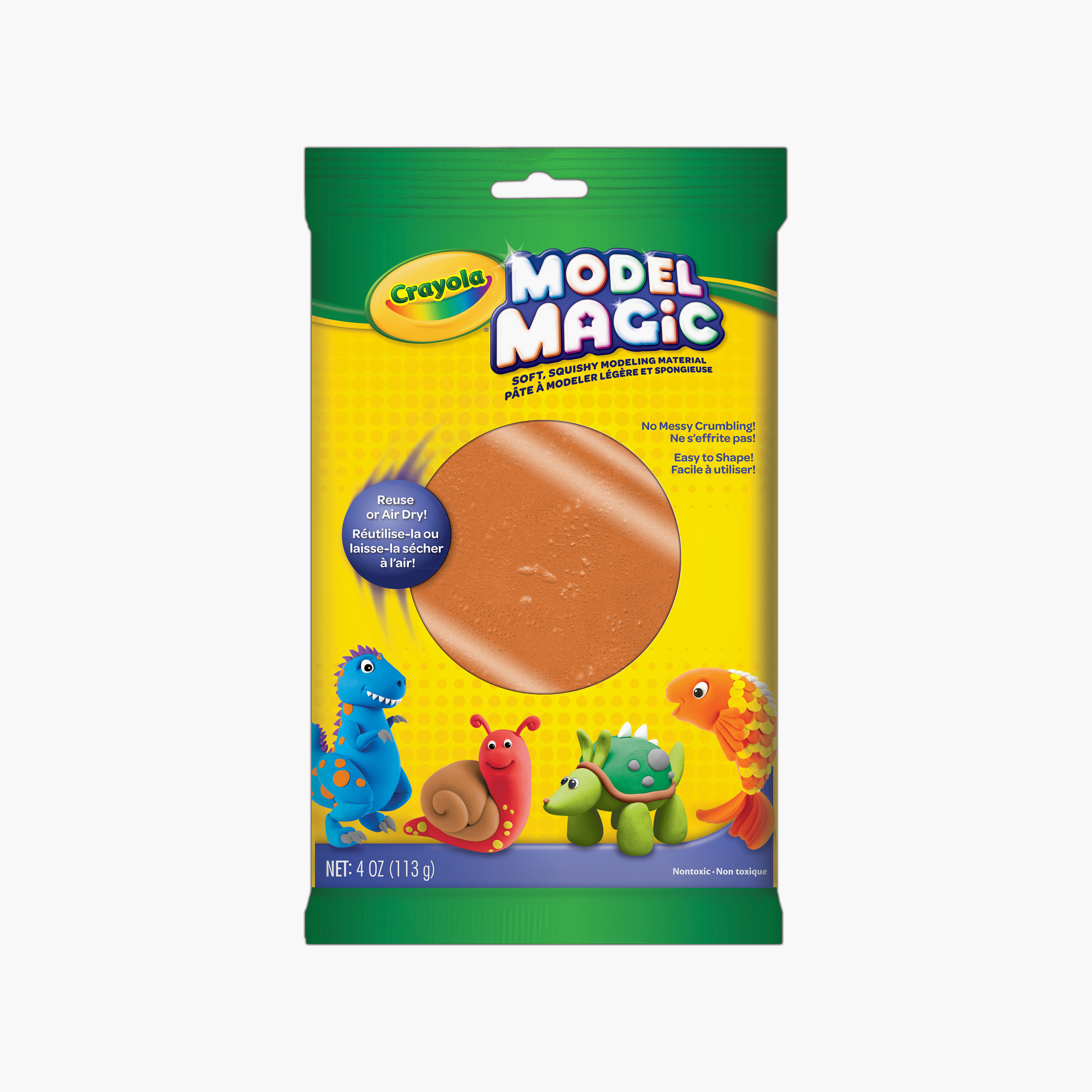 Crayola Model Magic Modelling Compound Pack - Terra Cotta-toys-educational-doughtoys-image-4