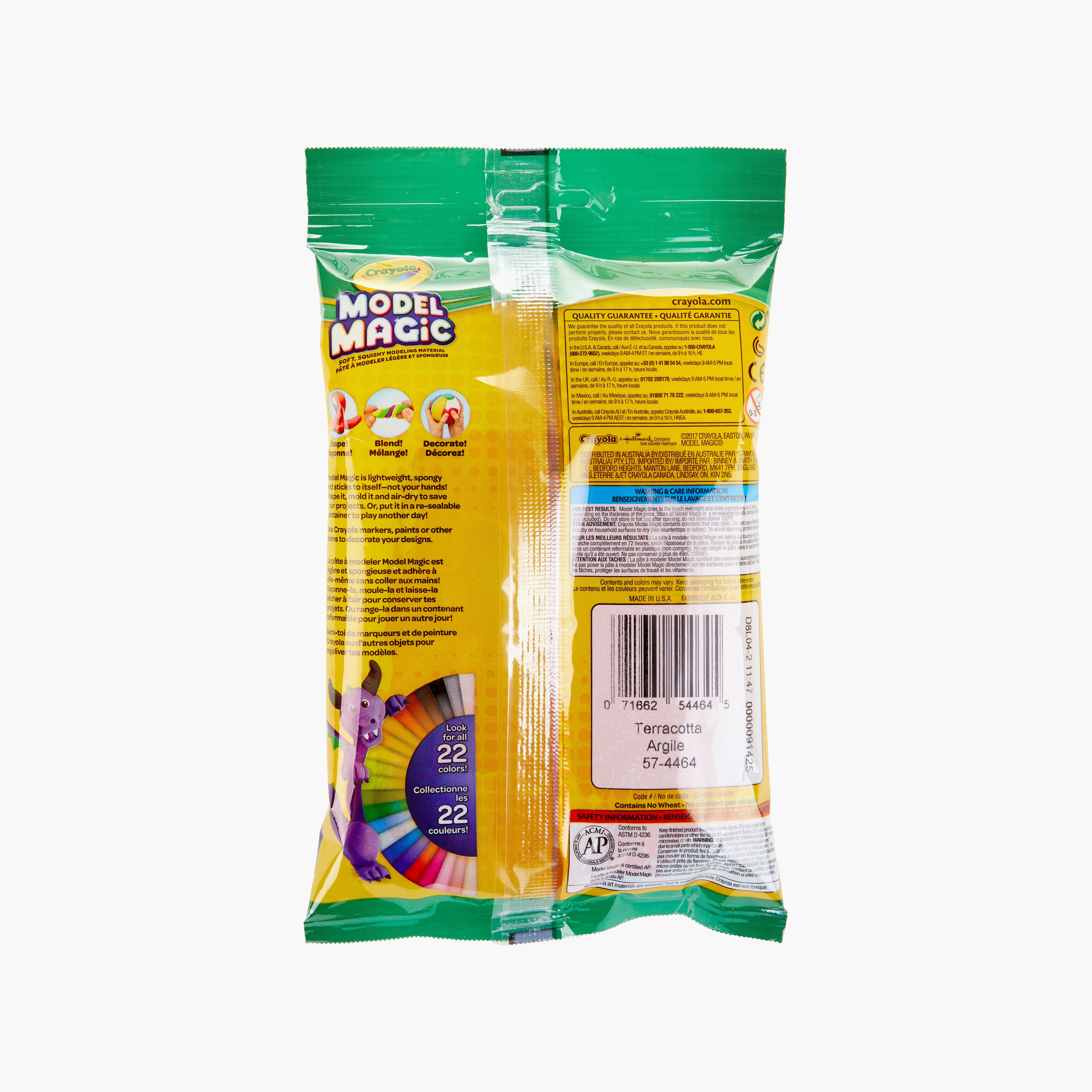 Crayola Model Magic Modelling Compound Pack - Terra Cotta-toys-educational-doughtoys-image-5