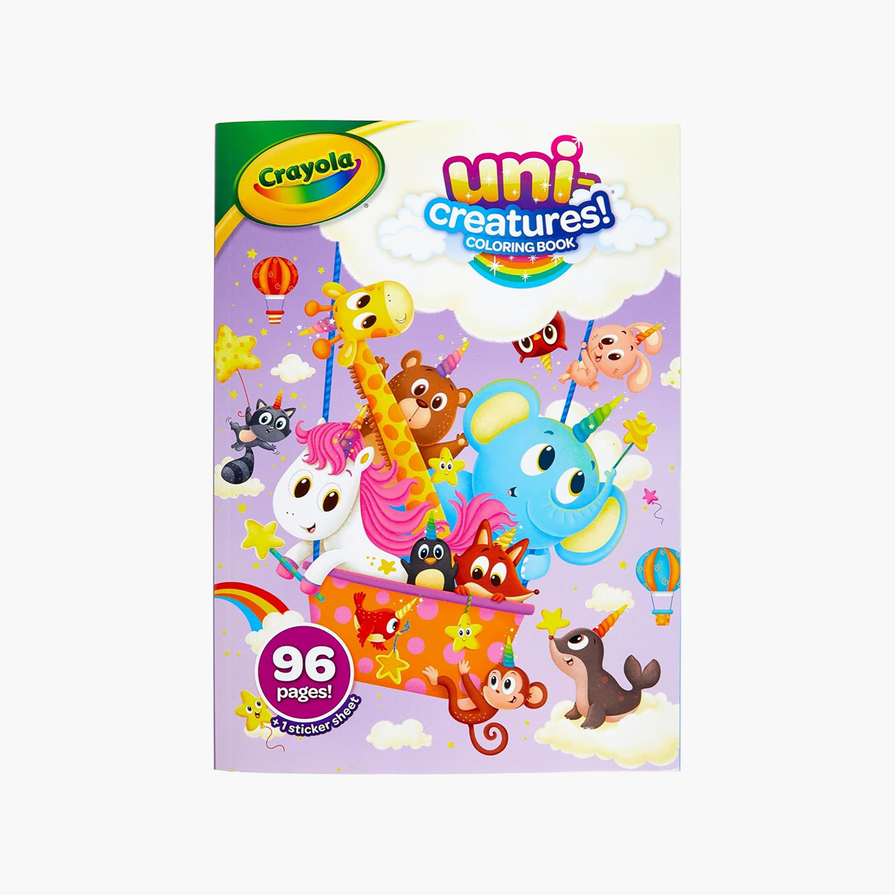 Crayola 96-Piece Uni-Creatures Colouring Pages & Stickers Sheet-school-artsandcrafts-image-5