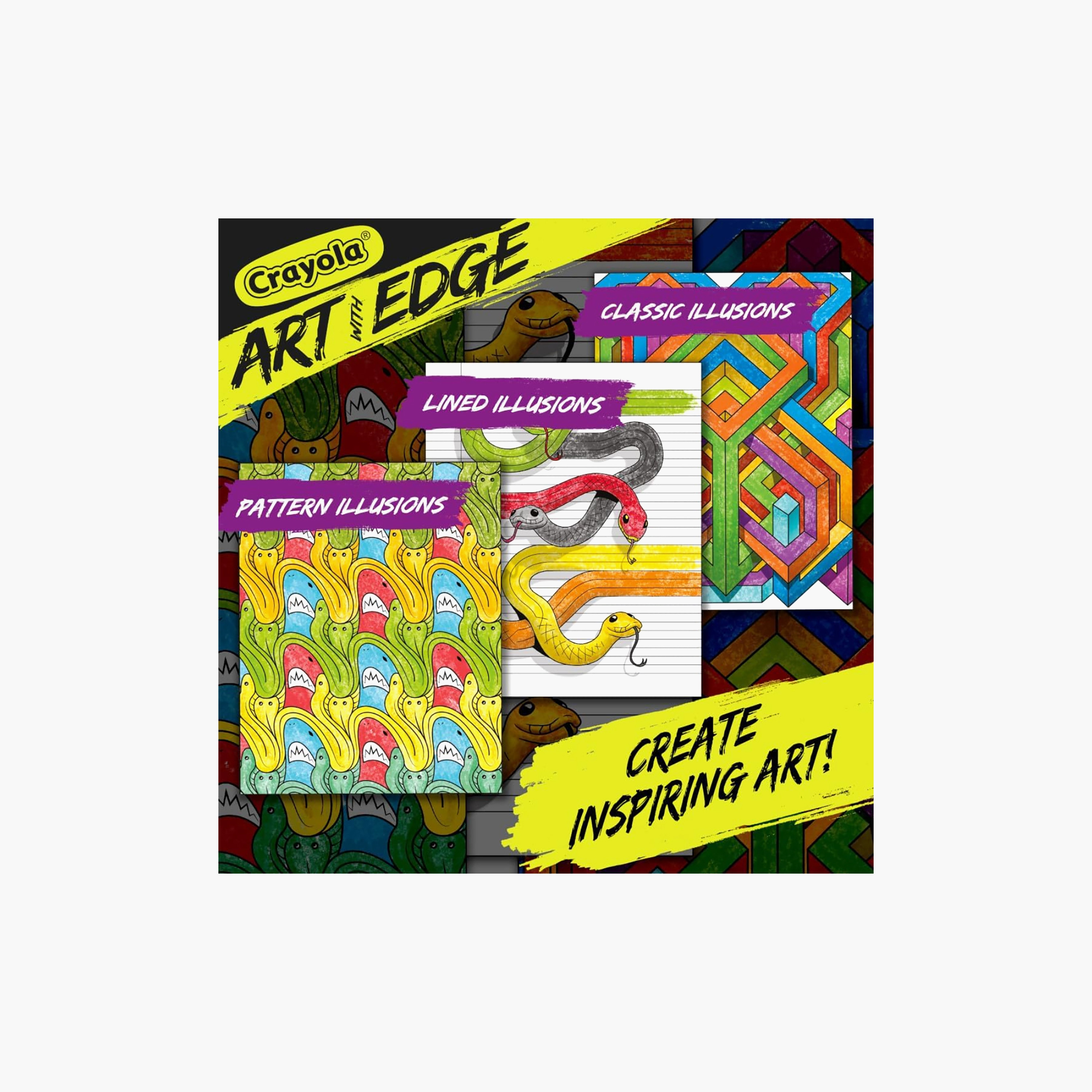 Crayola 40-Piece Art with Edge Optical Illusions Colouring Pages-school-artsandcrafts-image-5