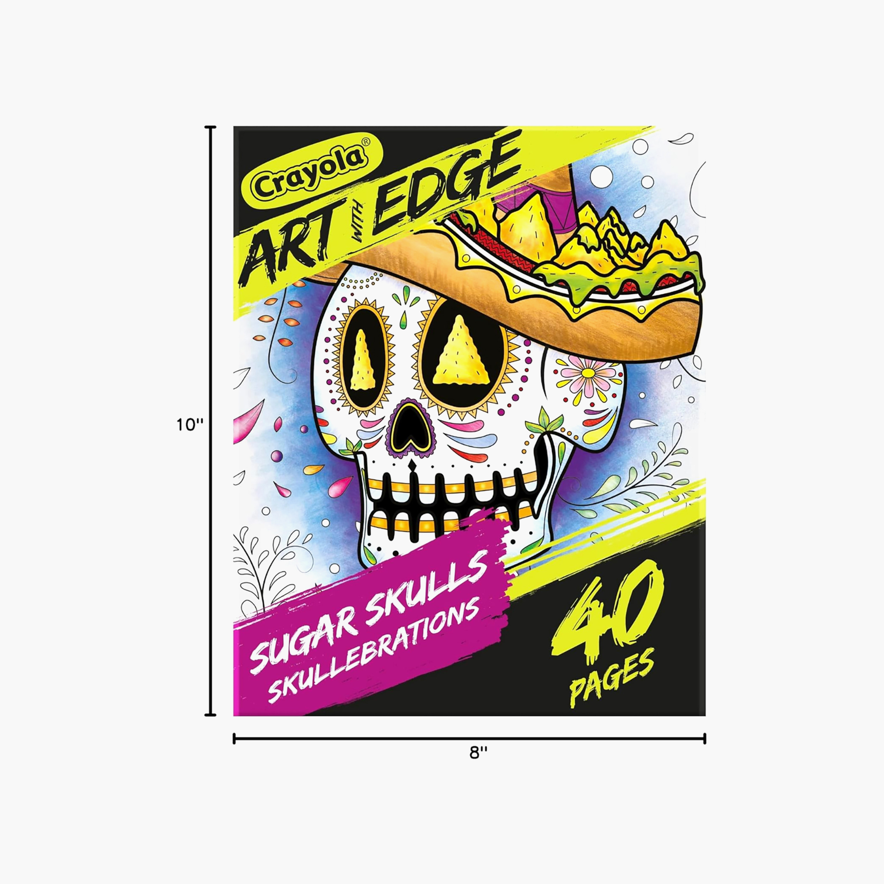 Crayola 40-Piece Art with Edge Sugar Skulls Colouring Pages-school-artsandcrafts-image-6