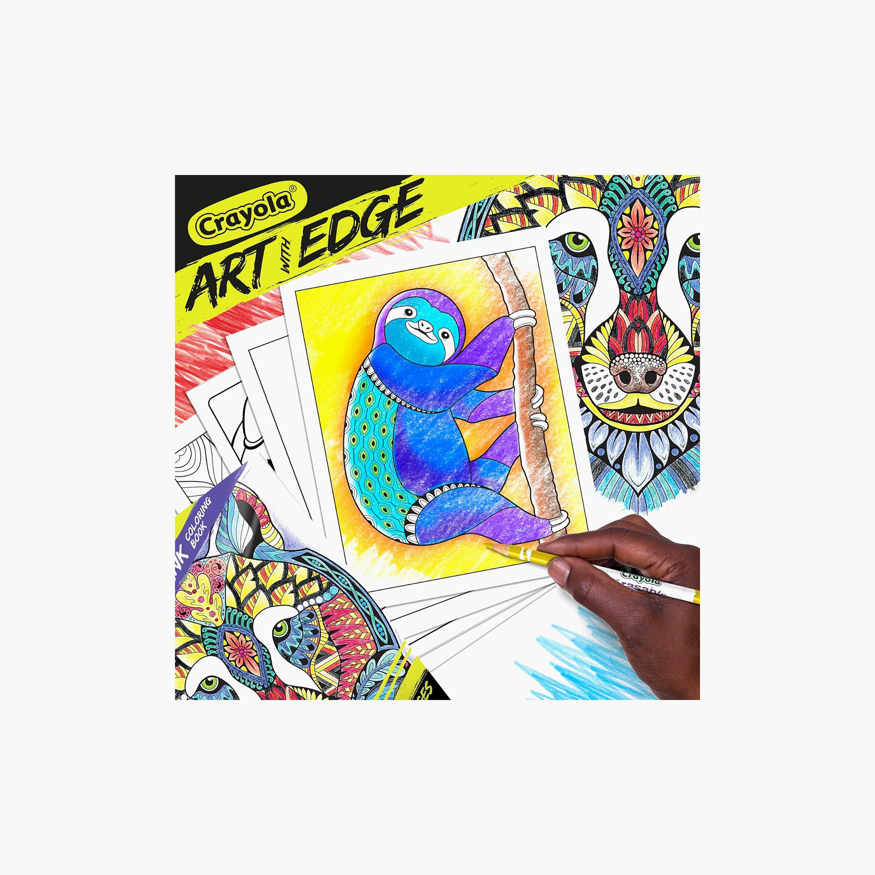 Crayola 40-Piece Art with Edge Animal Ink Colouring Pages-school-artsandcrafts-image-5