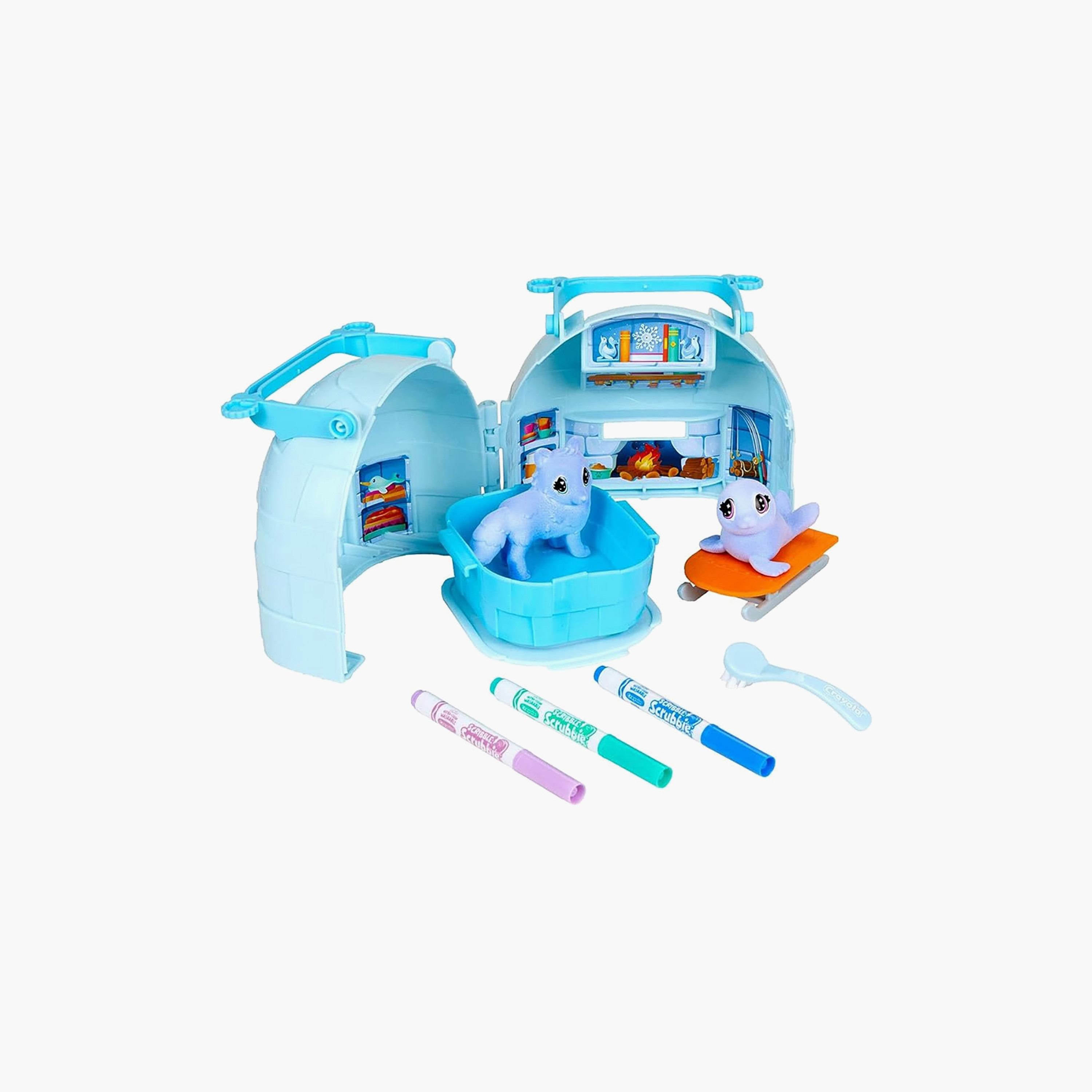 Crayola Scribble Scrubbies Arctic Pets Igloo Activity Set-school-artsandcrafts-image-1