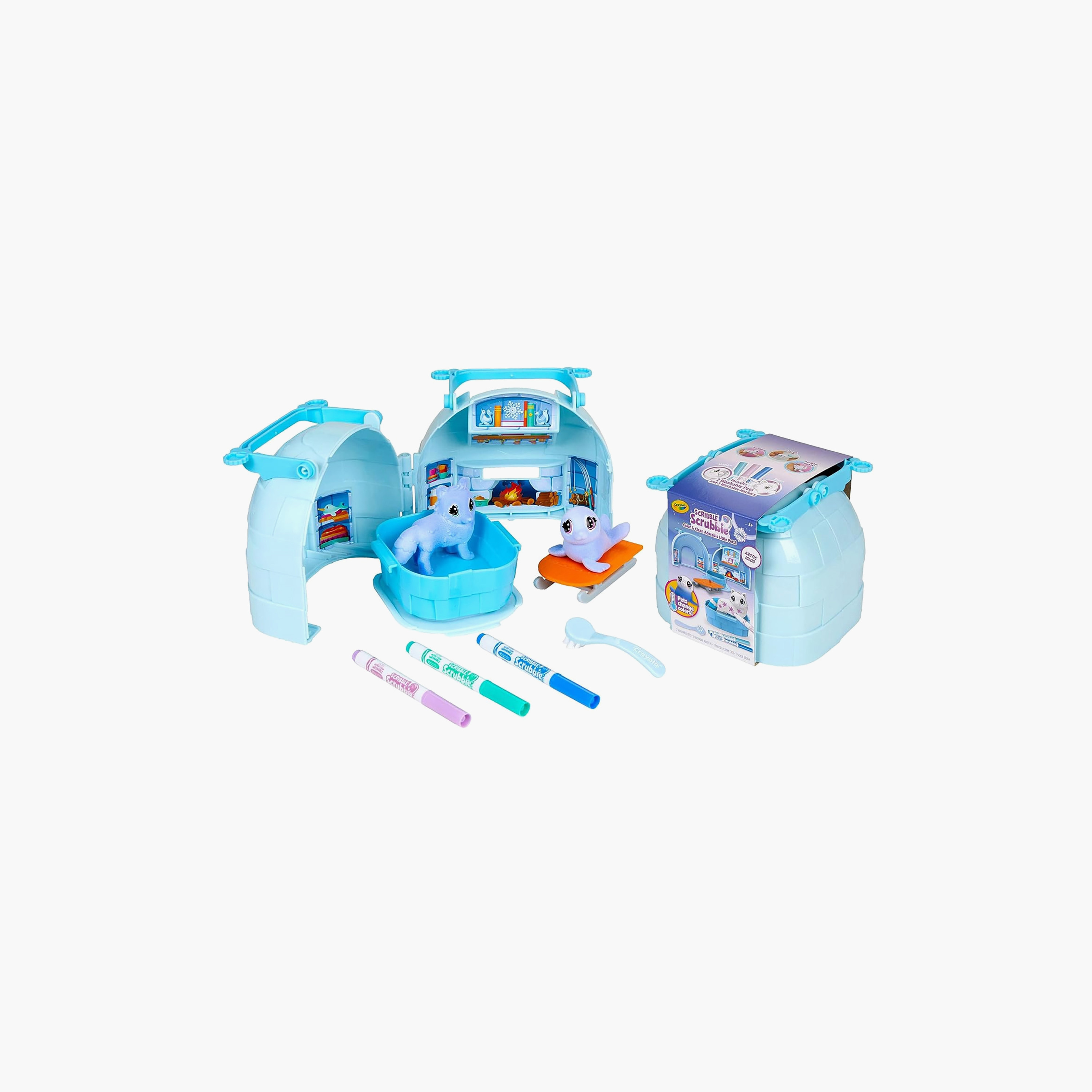 Crayola Scribble Scrubbies Arctic Pets Igloo Activity Set-school-artsandcrafts-image-2