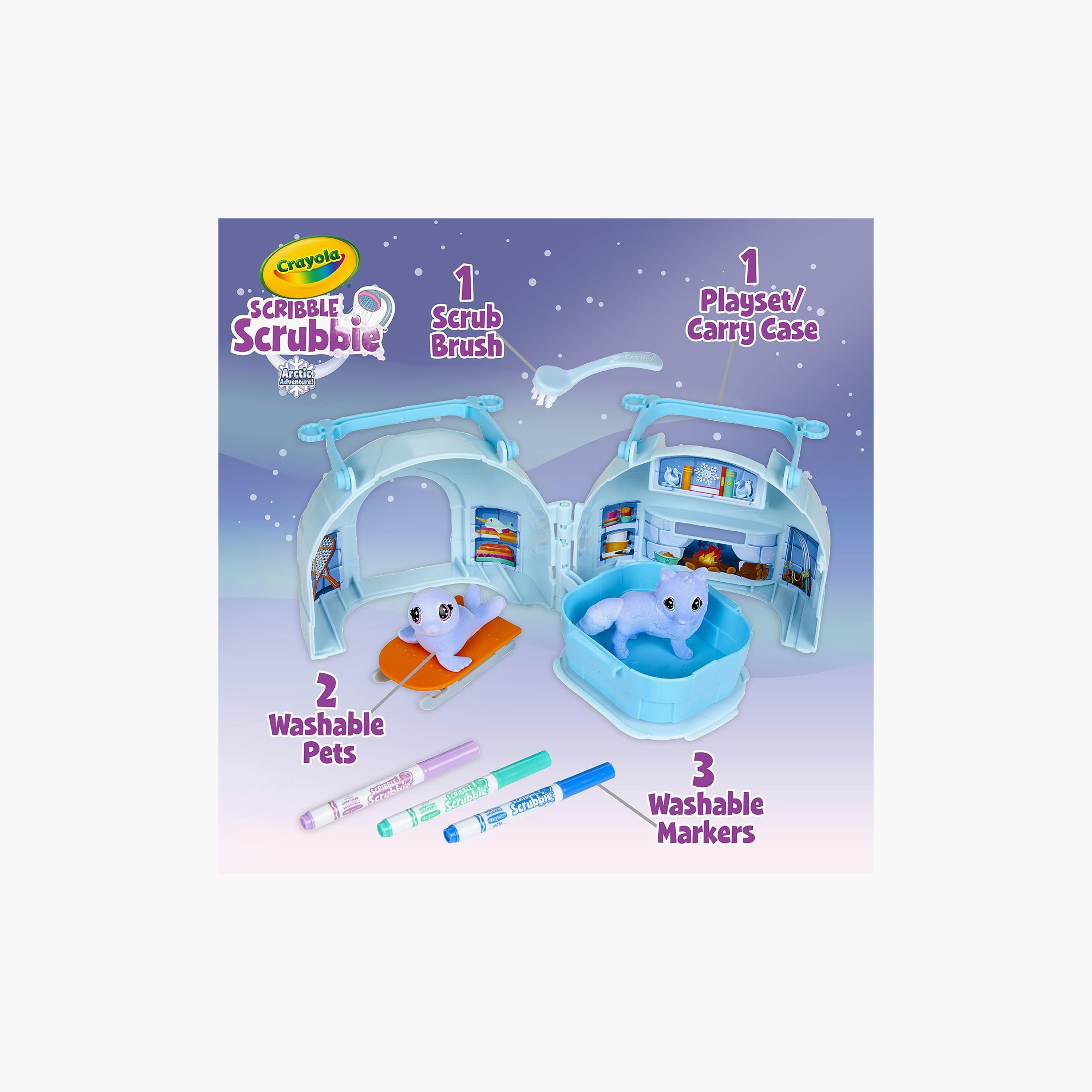Crayola Scribble Scrubbies Arctic Pets Igloo Activity Set-school-artsandcrafts-image-6