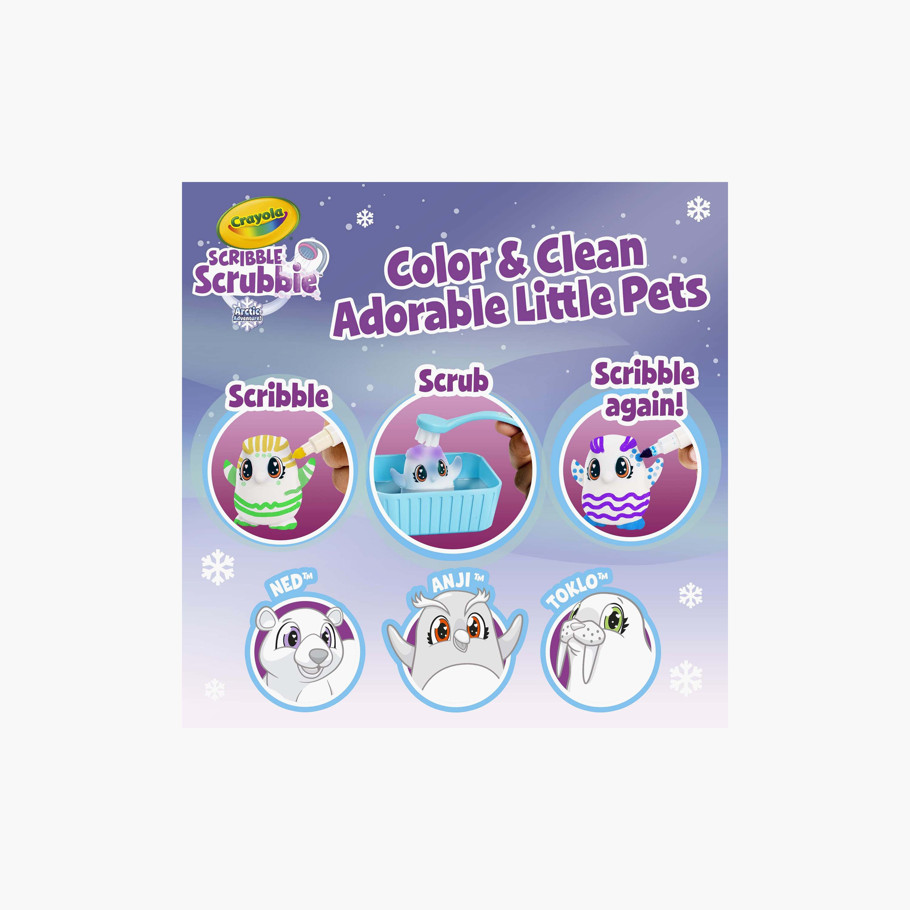 Crayola Scribble Scrubbie Pets Arctic Snow Explorer Activity Set-school-artsandcrafts-image-11