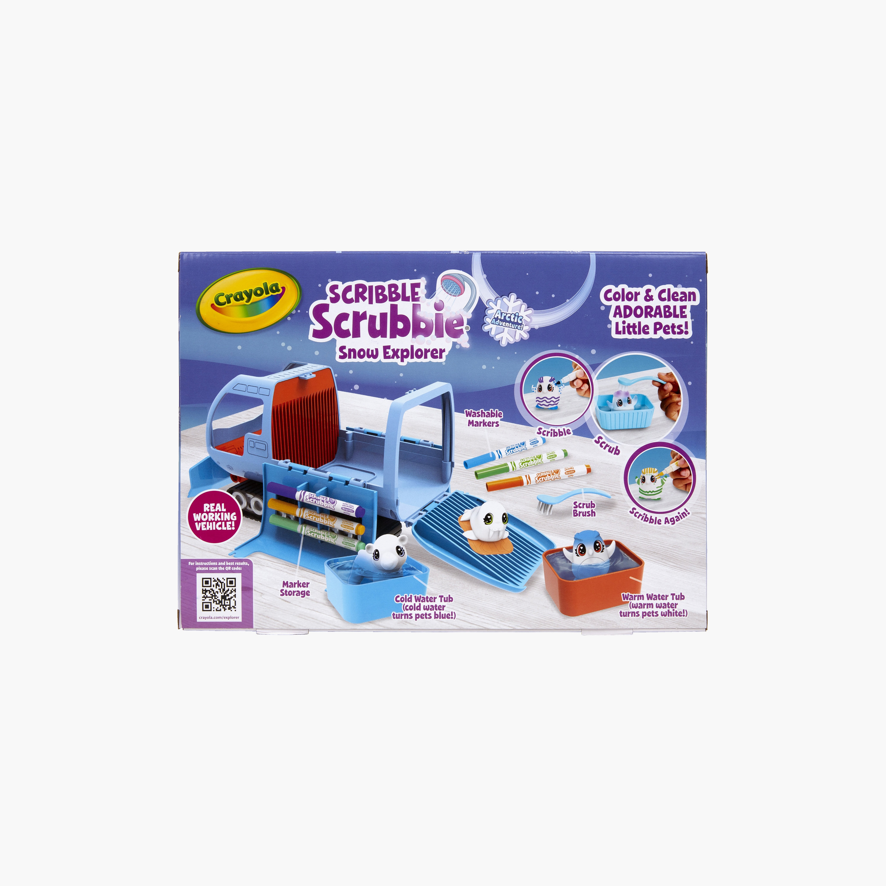 Crayola Scribble Scrubbie Pets Arctic Snow Explorer Activity Set-school-artsandcrafts-image-2