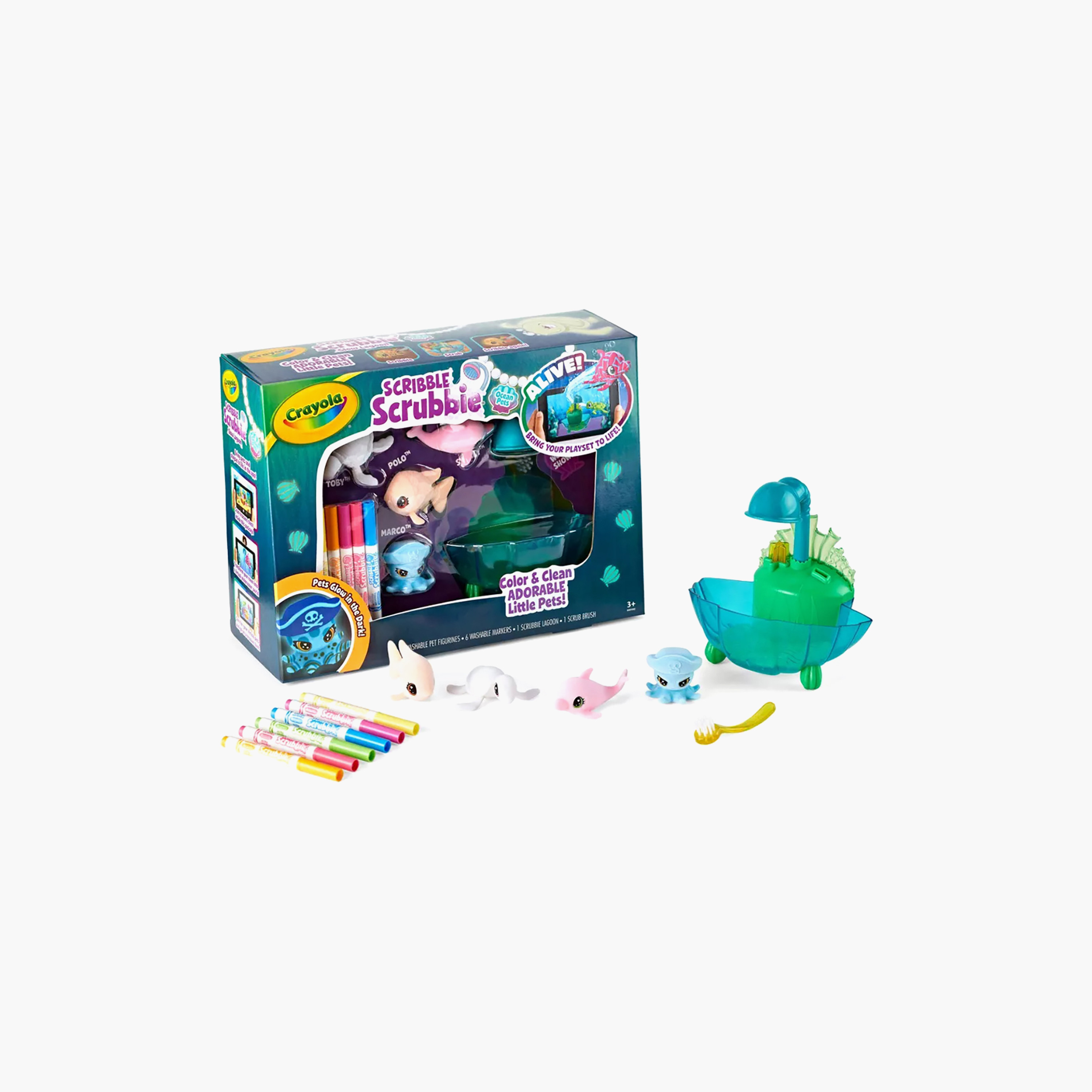Crayola Scribble Scrubbie Pets Deep Sea Lagoon Activity Set-school-artsandcrafts-image-3