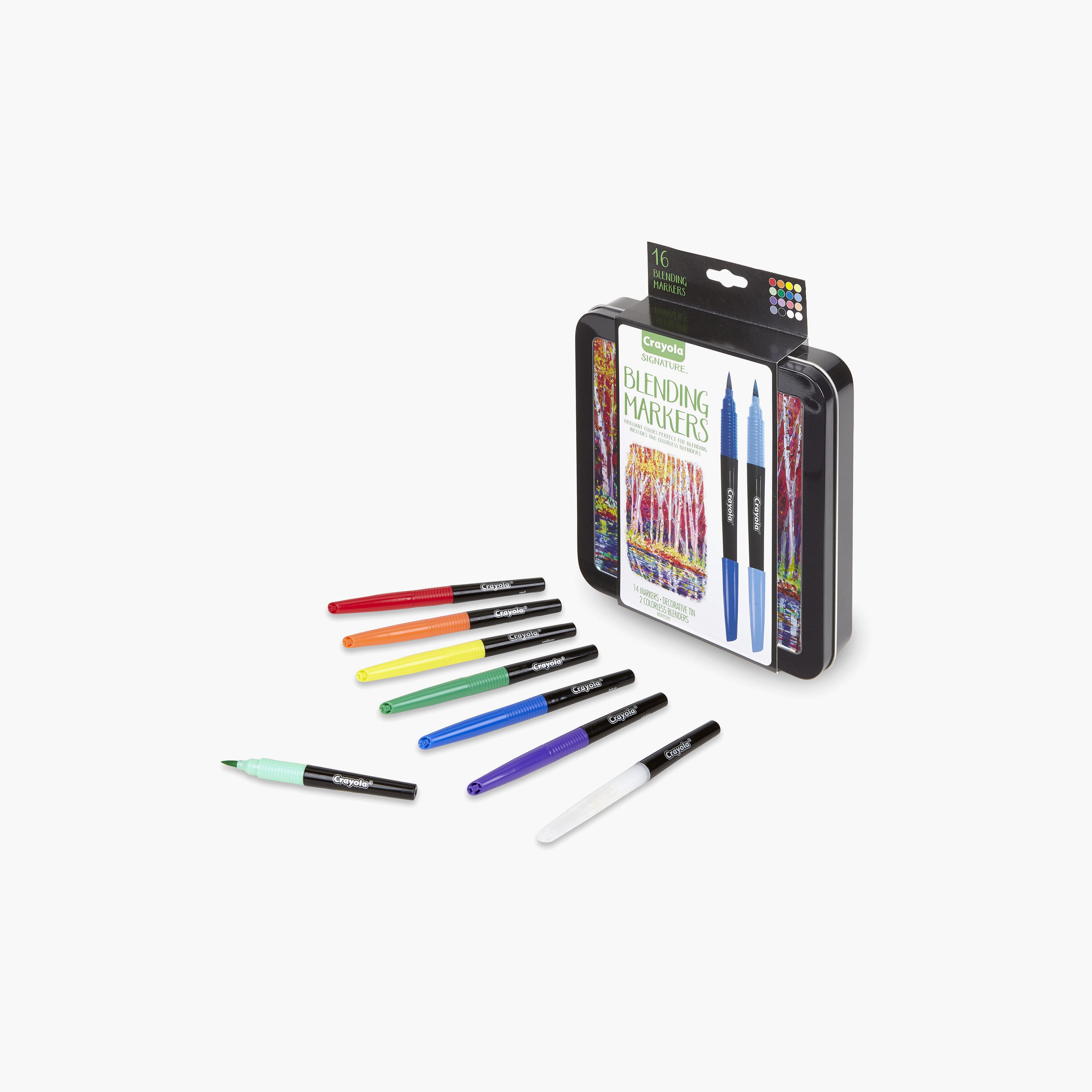 Crayola 16-Piece Signature Blending Markers-school-artsandcrafts-image-1