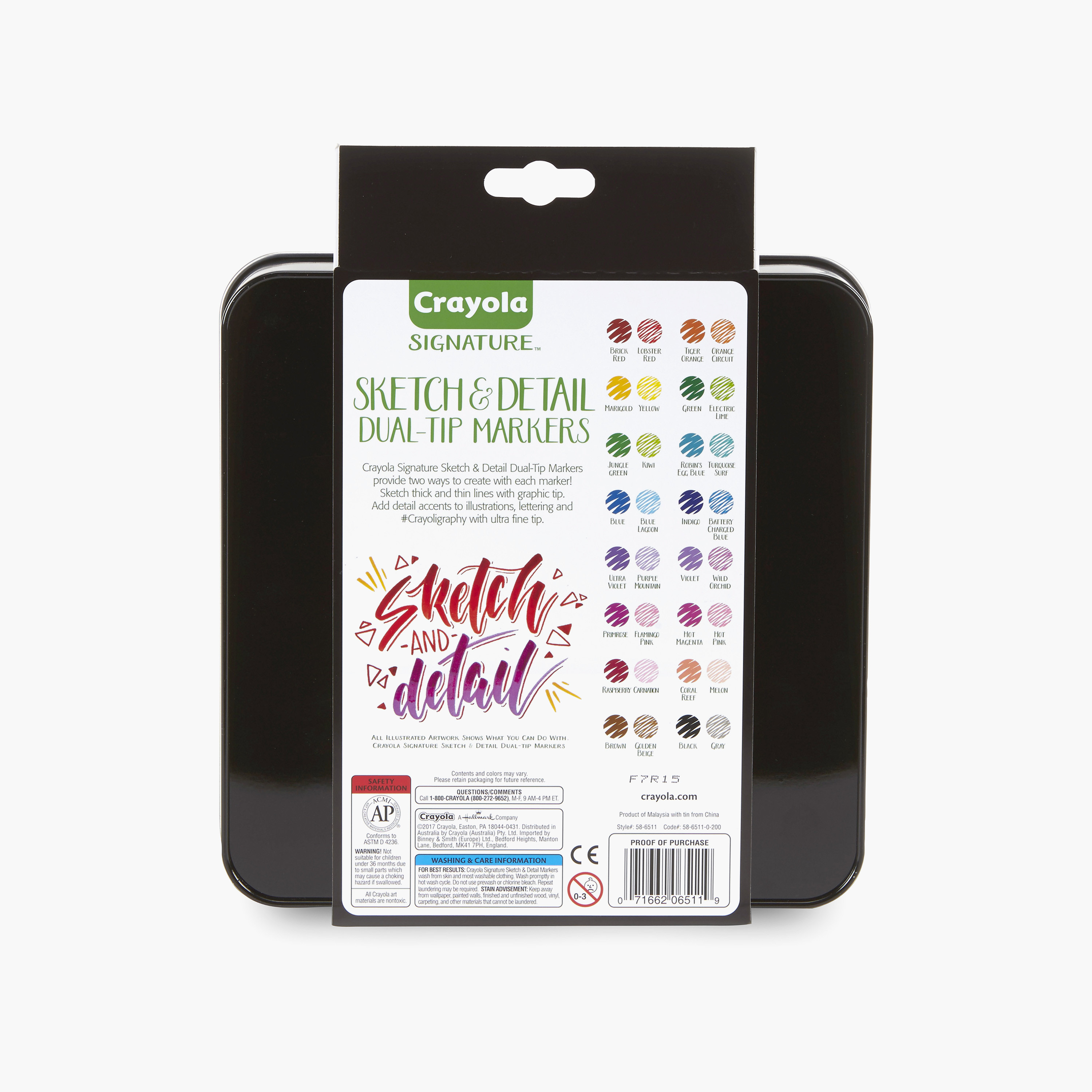 Crayola 16-Piece Signature Sketch & Detail Dual-Tip Markers-school-artsandcrafts-image-4