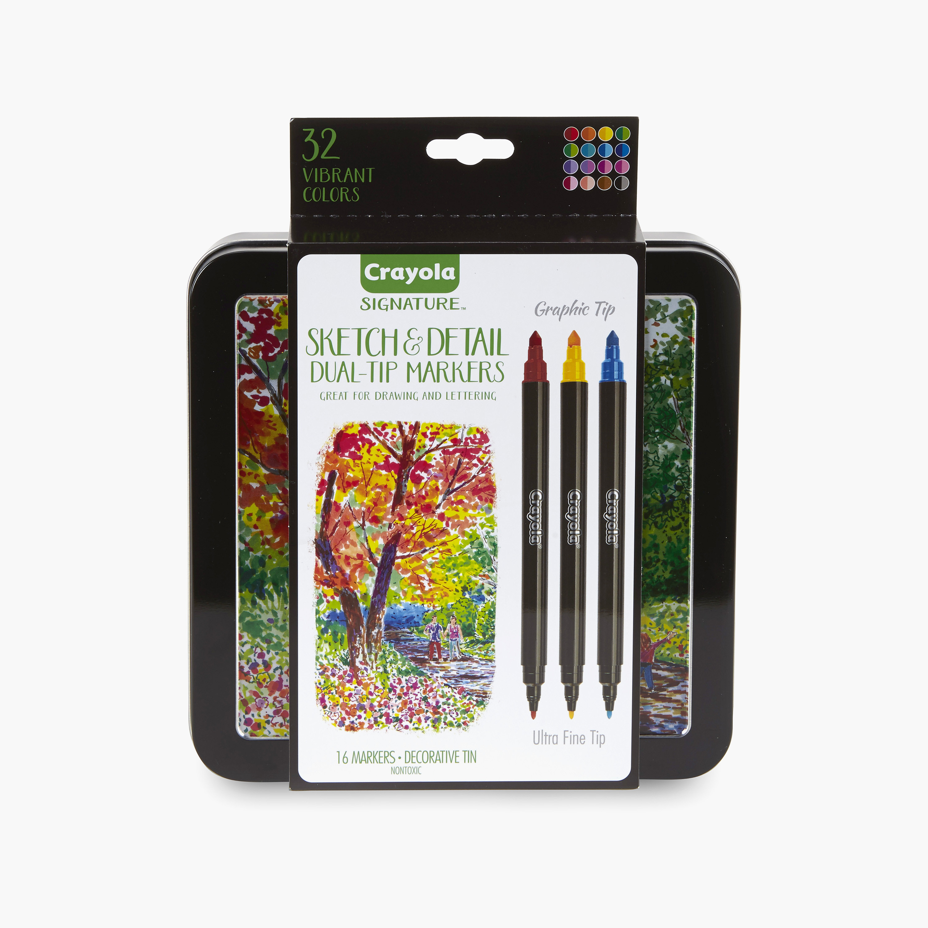 Crayola 16-Piece Signature Sketch & Detail Dual-Tip Markers-school-artsandcrafts-image-5