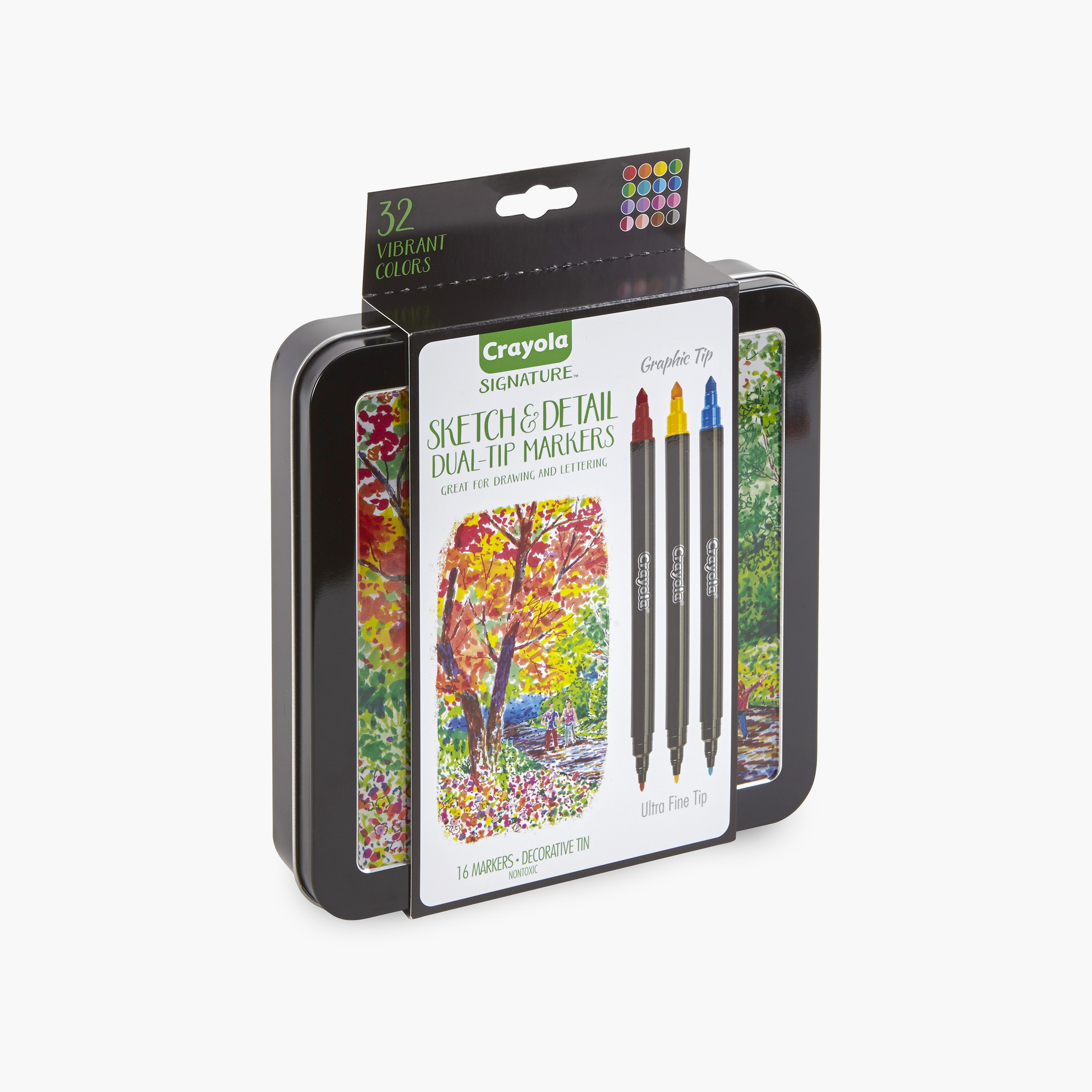 Crayola 16-Piece Signature Sketch & Detail Dual-Tip Markers-school-artsandcrafts-image-6