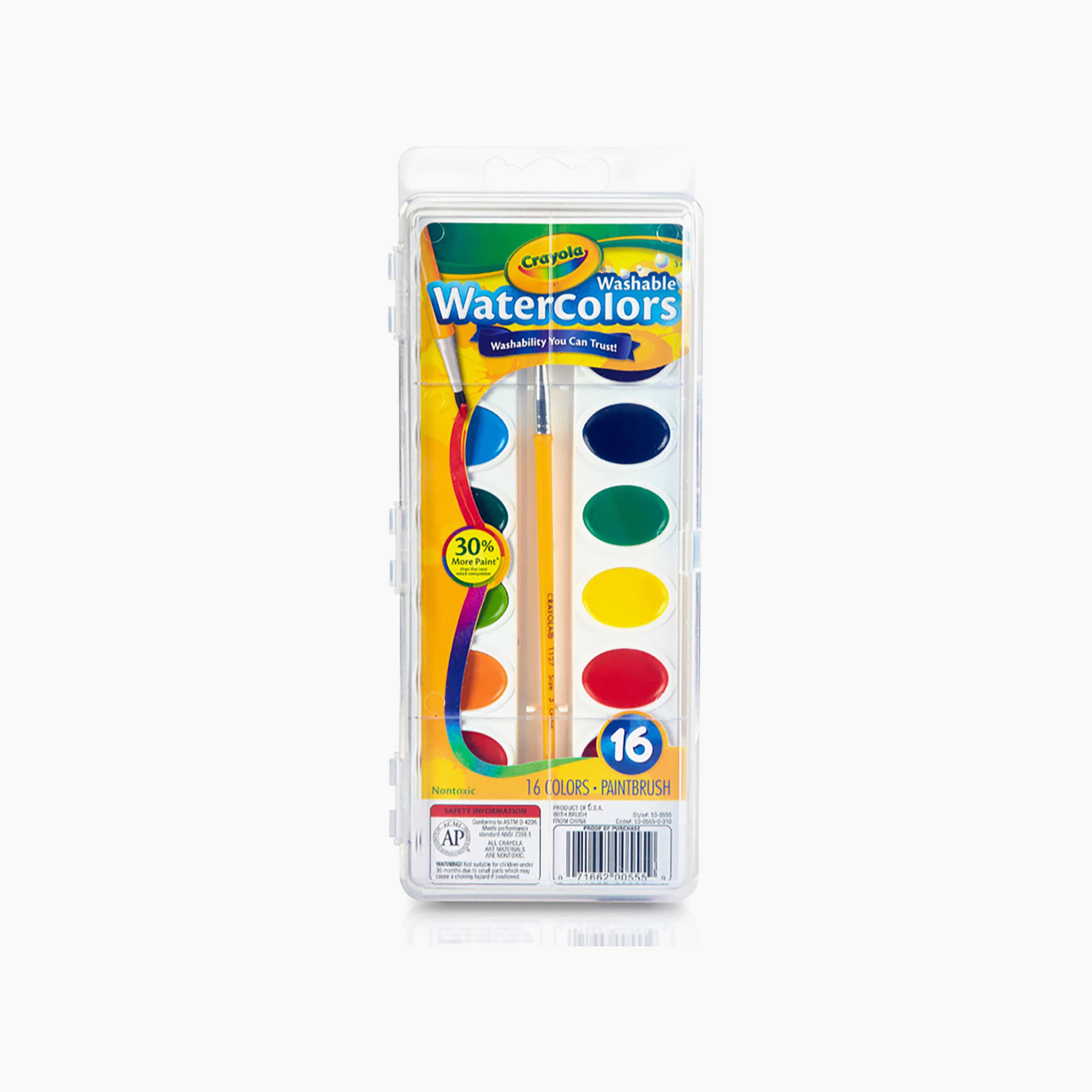 Crayola Washable Watercolour Paint Set-school-artsandcrafts-image-1
