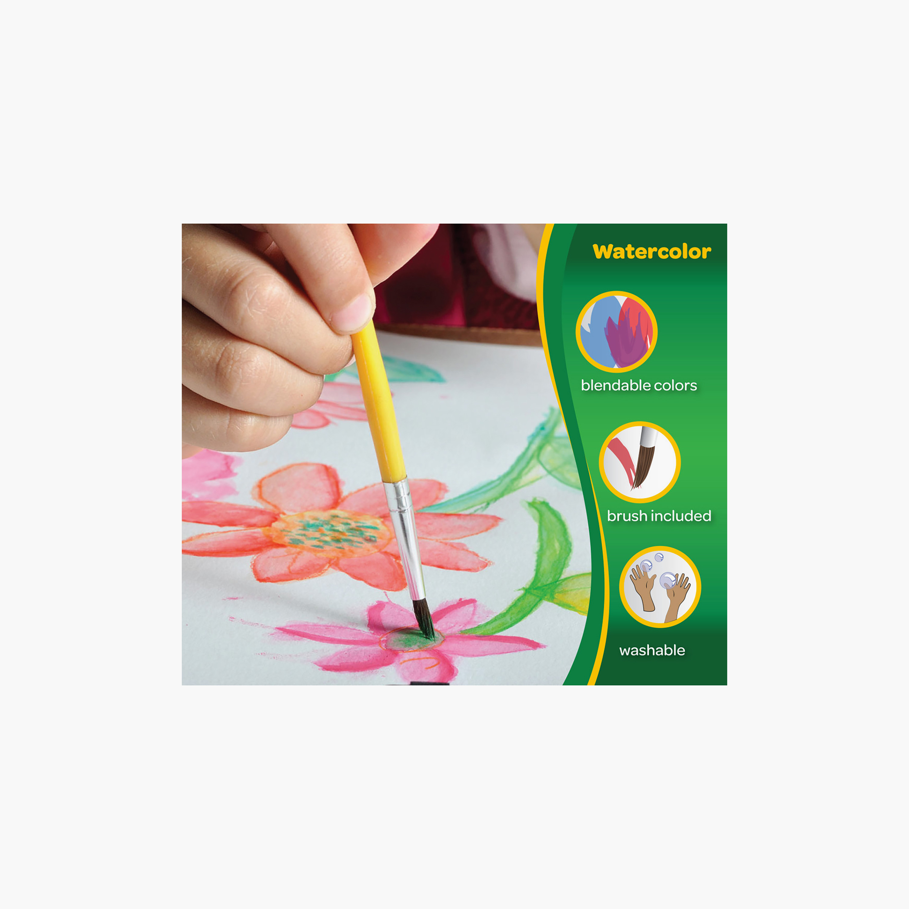Crayola Washable Watercolour Paint Set-school-artsandcrafts-image-4