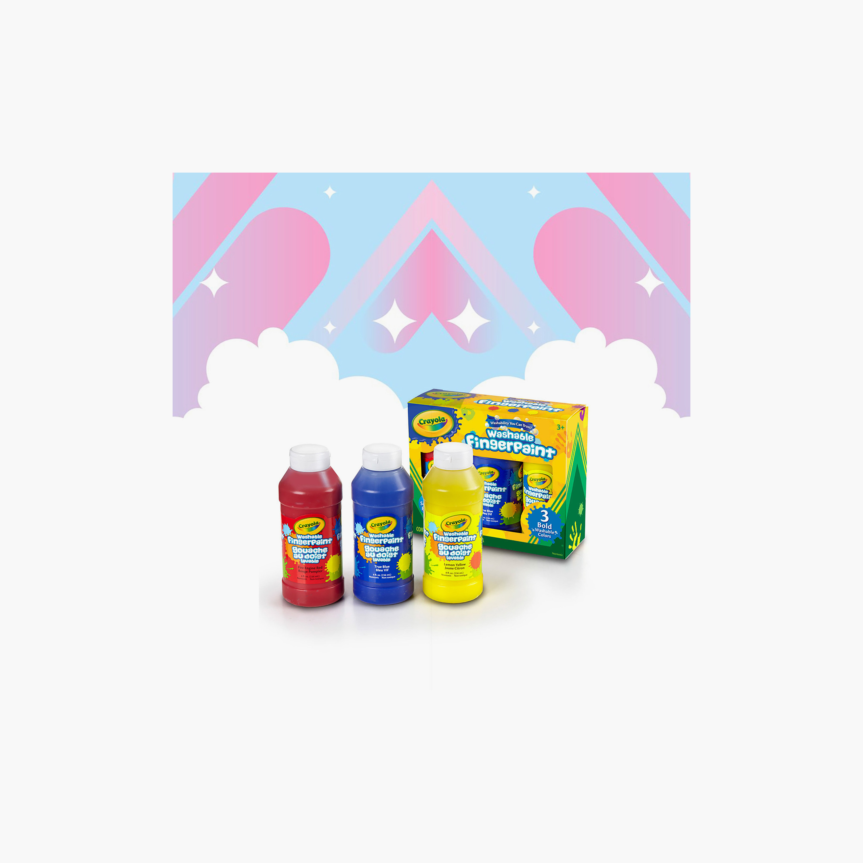 Crayola 3-Piece Washable Finger Paint Bottles Set-school-artsandcrafts-image-3