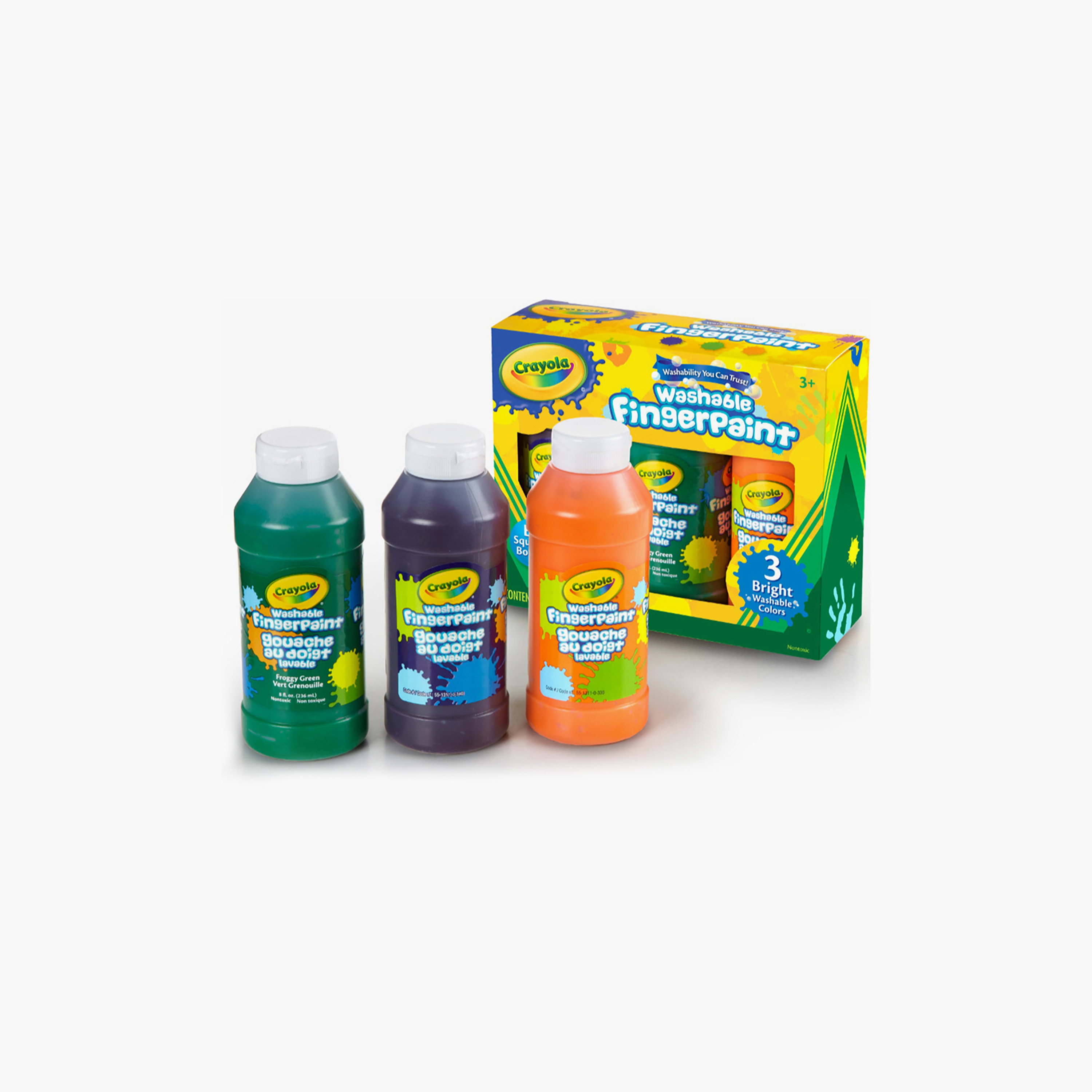 Crayola 3-Piece Washable Finger Paint Bottles Set-school-artsandcrafts-image-2