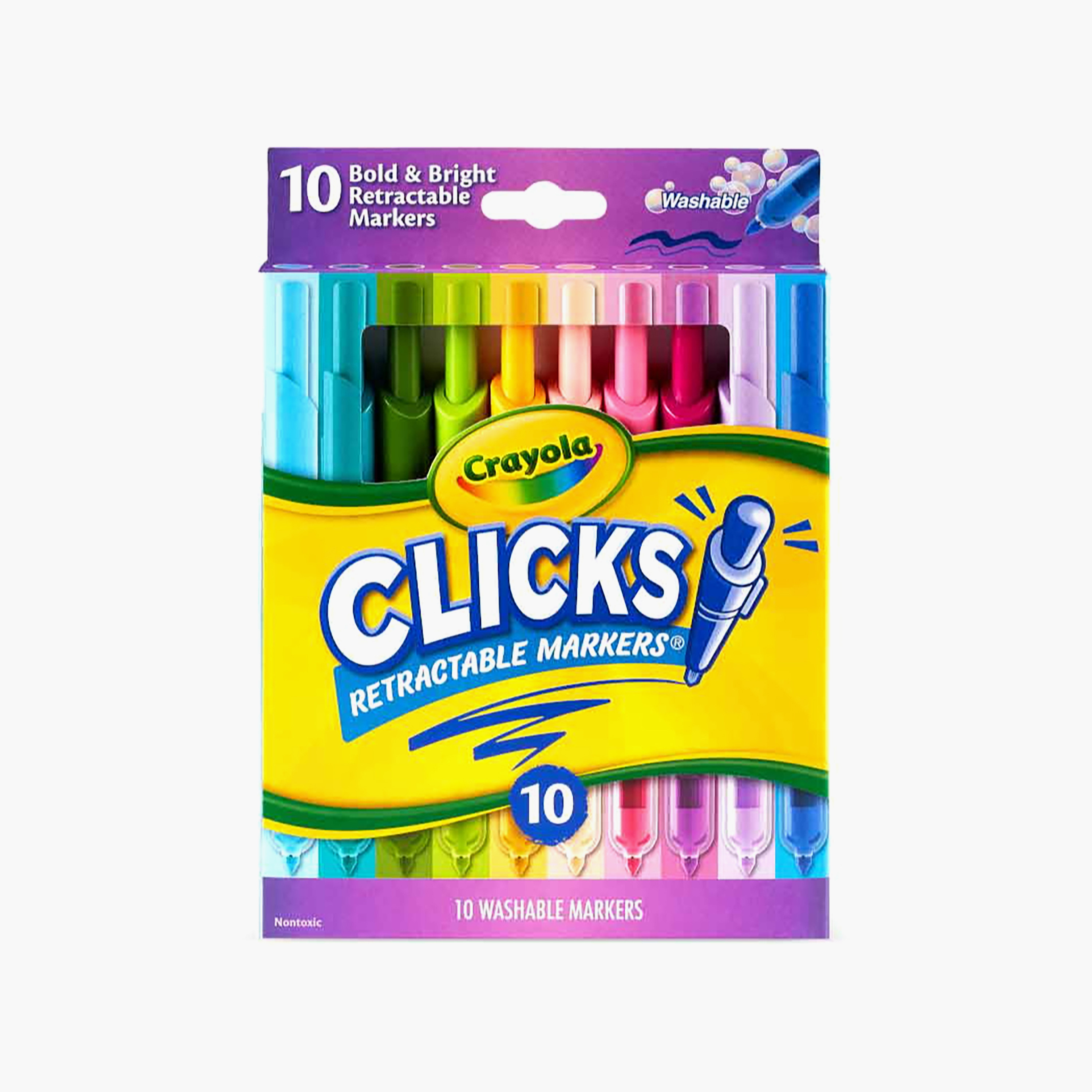 Crayola 10-Piece Clicks Retractable Markers-school-artsandcrafts-image-2