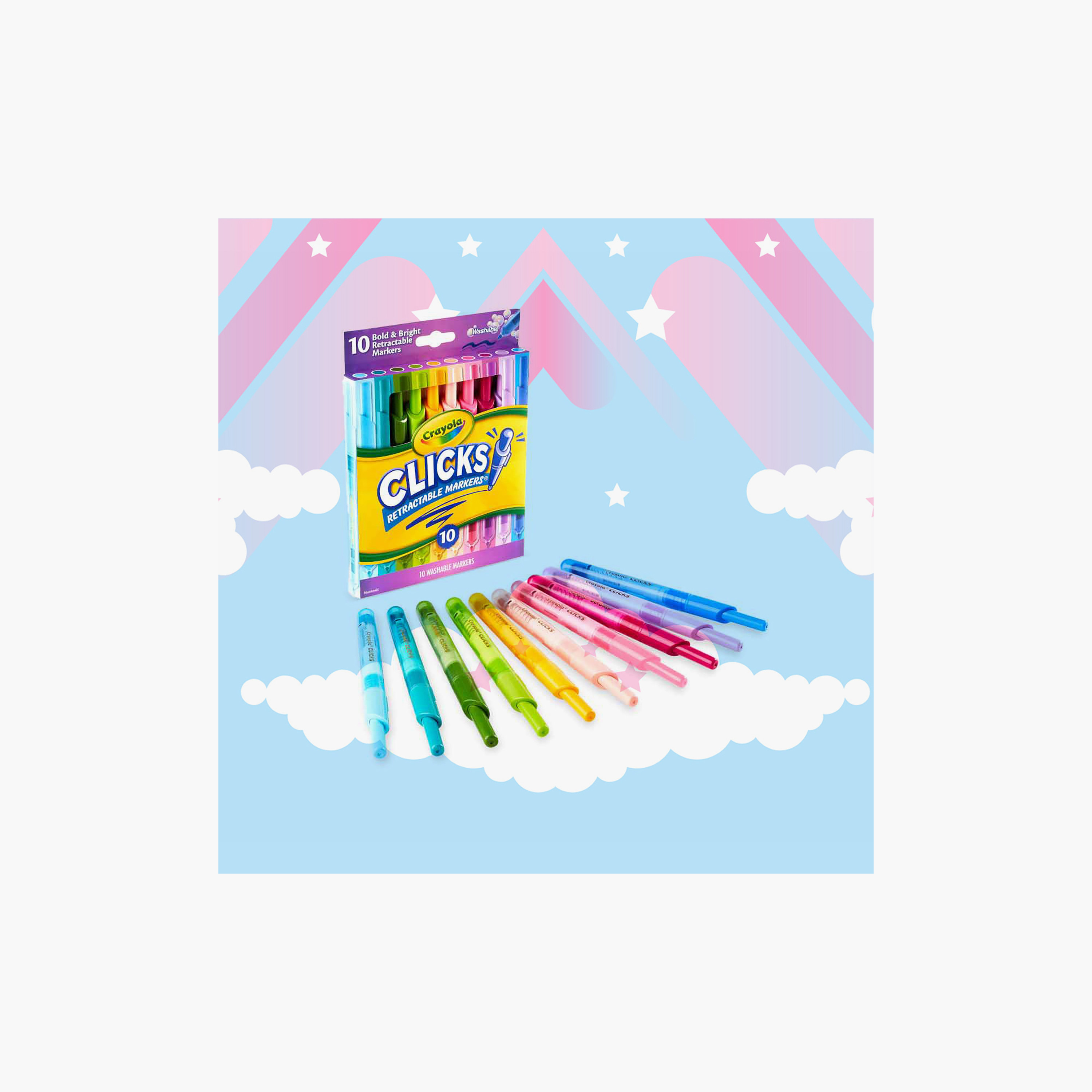 Crayola 10-Piece Clicks Retractable Markers-school-artsandcrafts-image-3