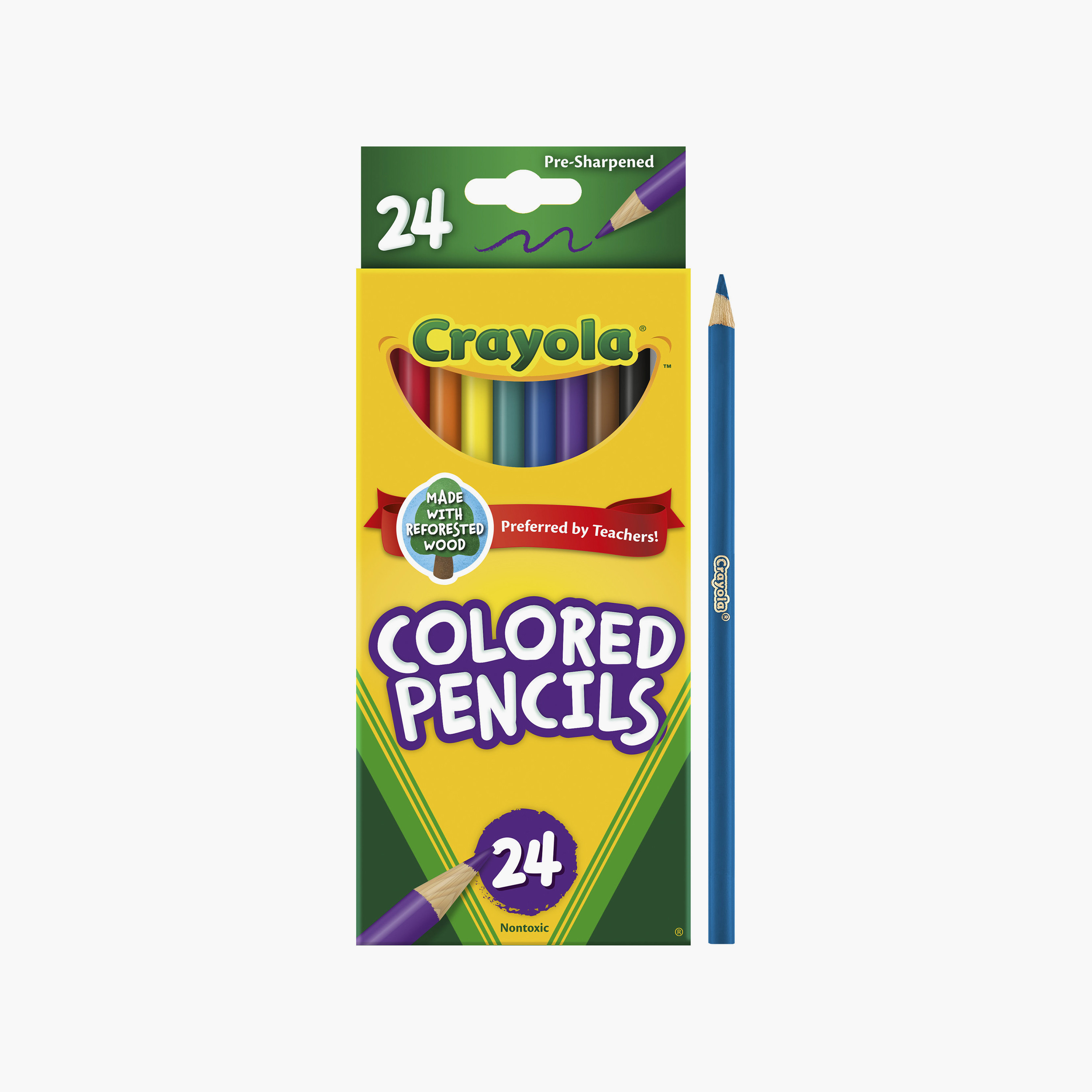 Crayola 24-Piece Coloured Pencils-school-stationery-pensandpencils-image-3