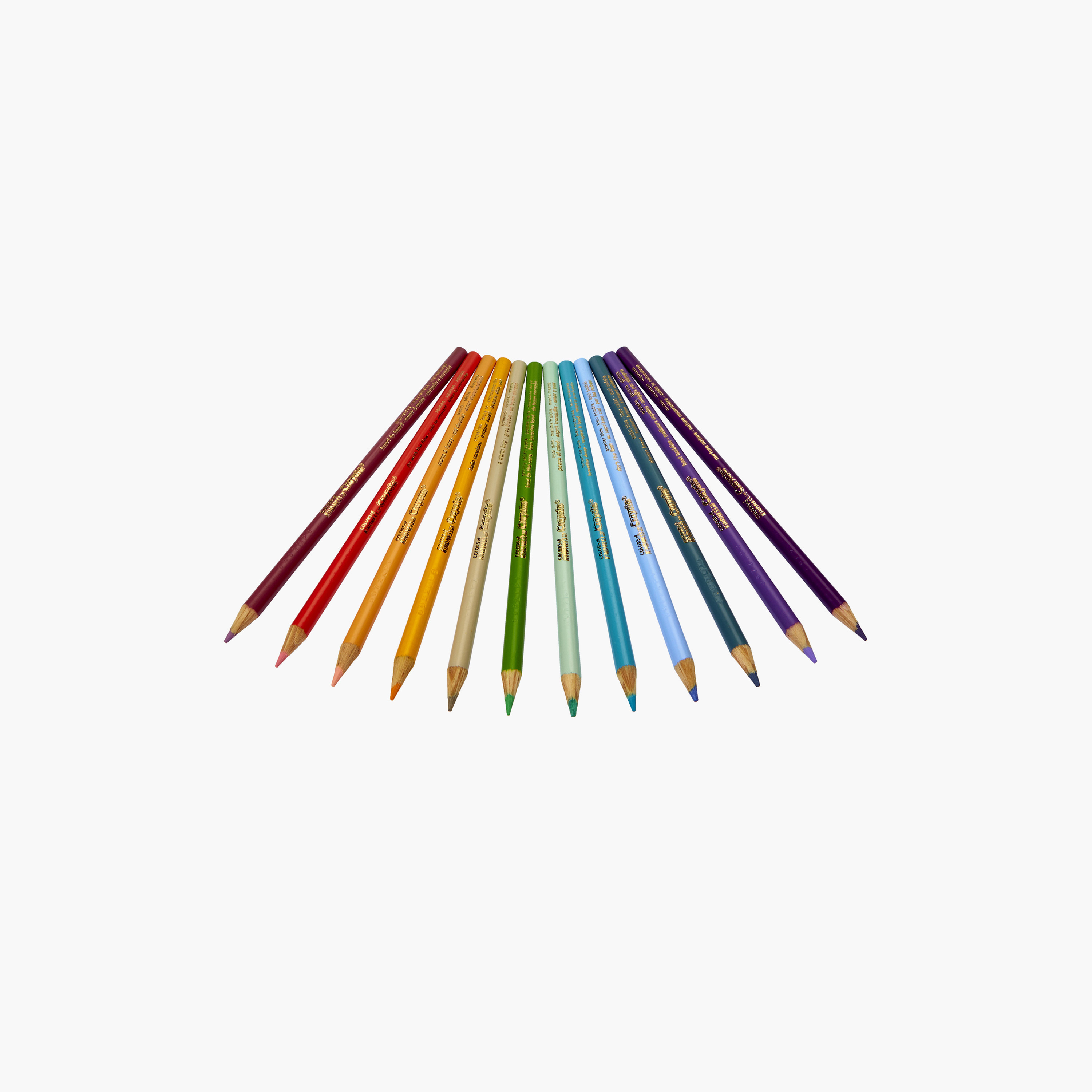 أقلام تلوين خشبية "ألوان اللطف" 12 قطعة من كرايولا-school-stationery-pensandpencils-image-1