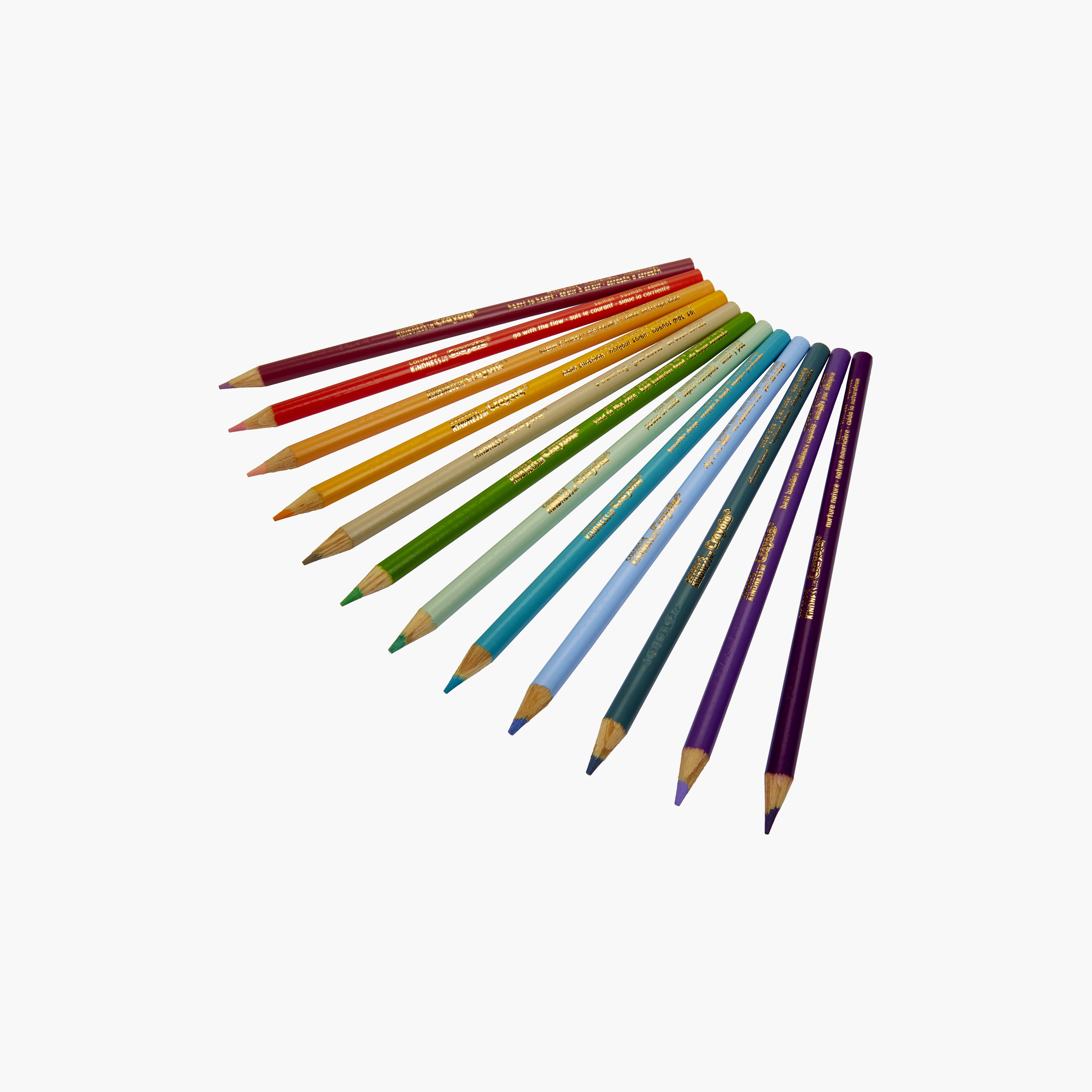 أقلام تلوين خشبية "ألوان اللطف" 12 قطعة من كرايولا-school-stationery-pensandpencils-image-4