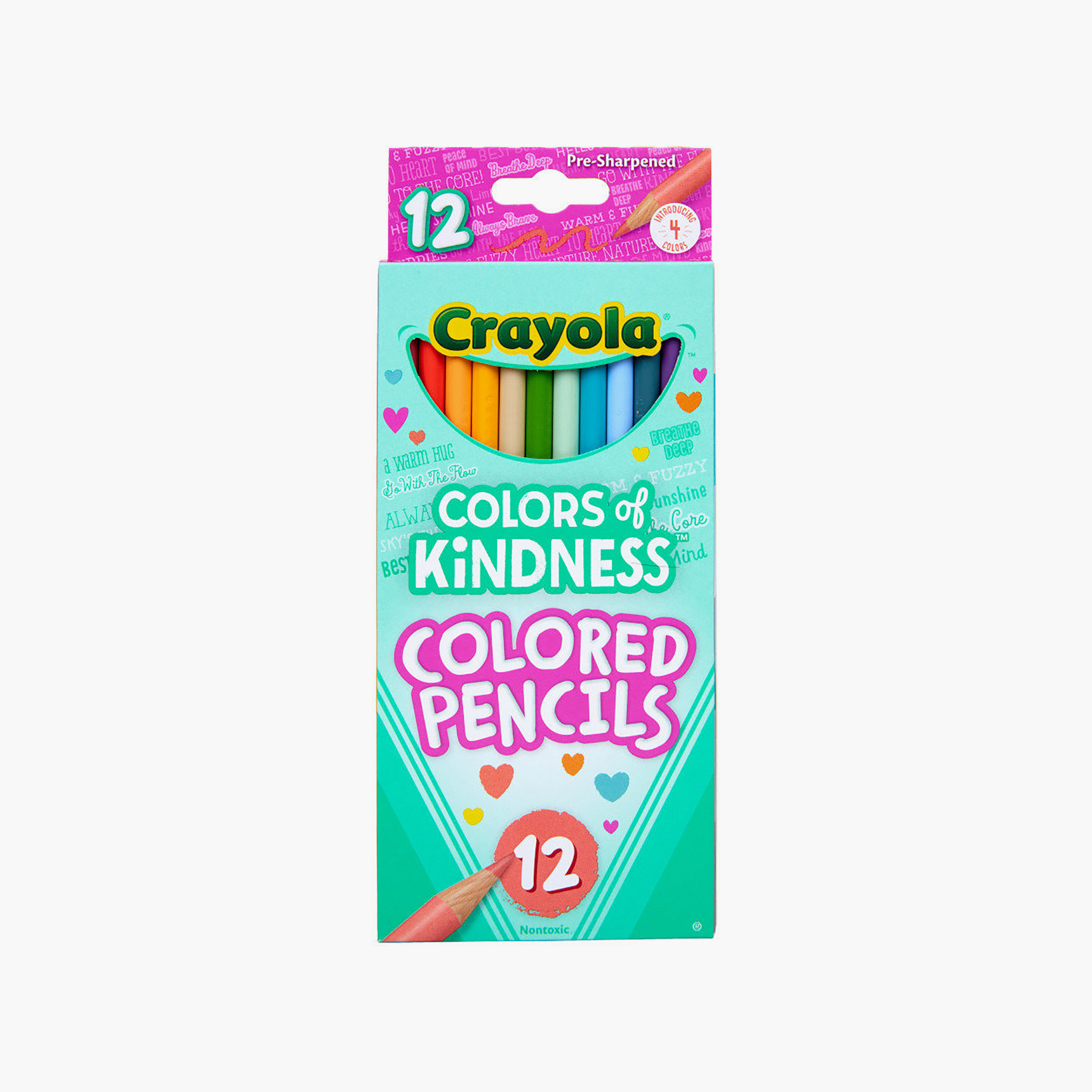 أقلام تلوين خشبية "ألوان اللطف" 12 قطعة من كرايولا-school-stationery-pensandpencils-image-6
