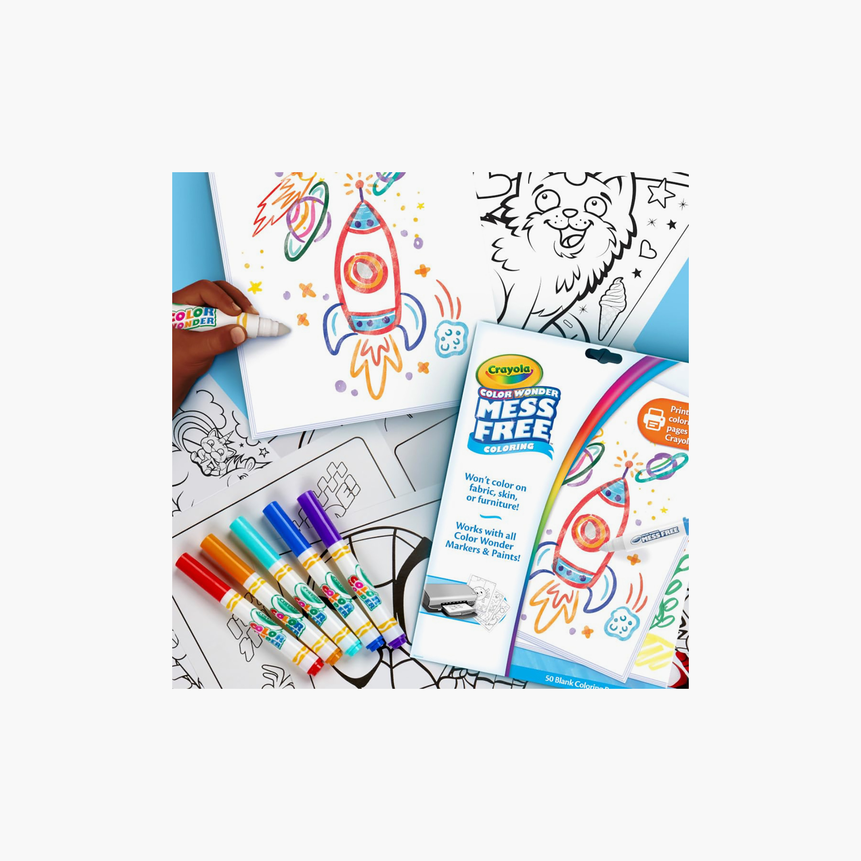 Crayola 50-Piece Blank Mess Free Colouring Pages-school-artsandcrafts-image-2