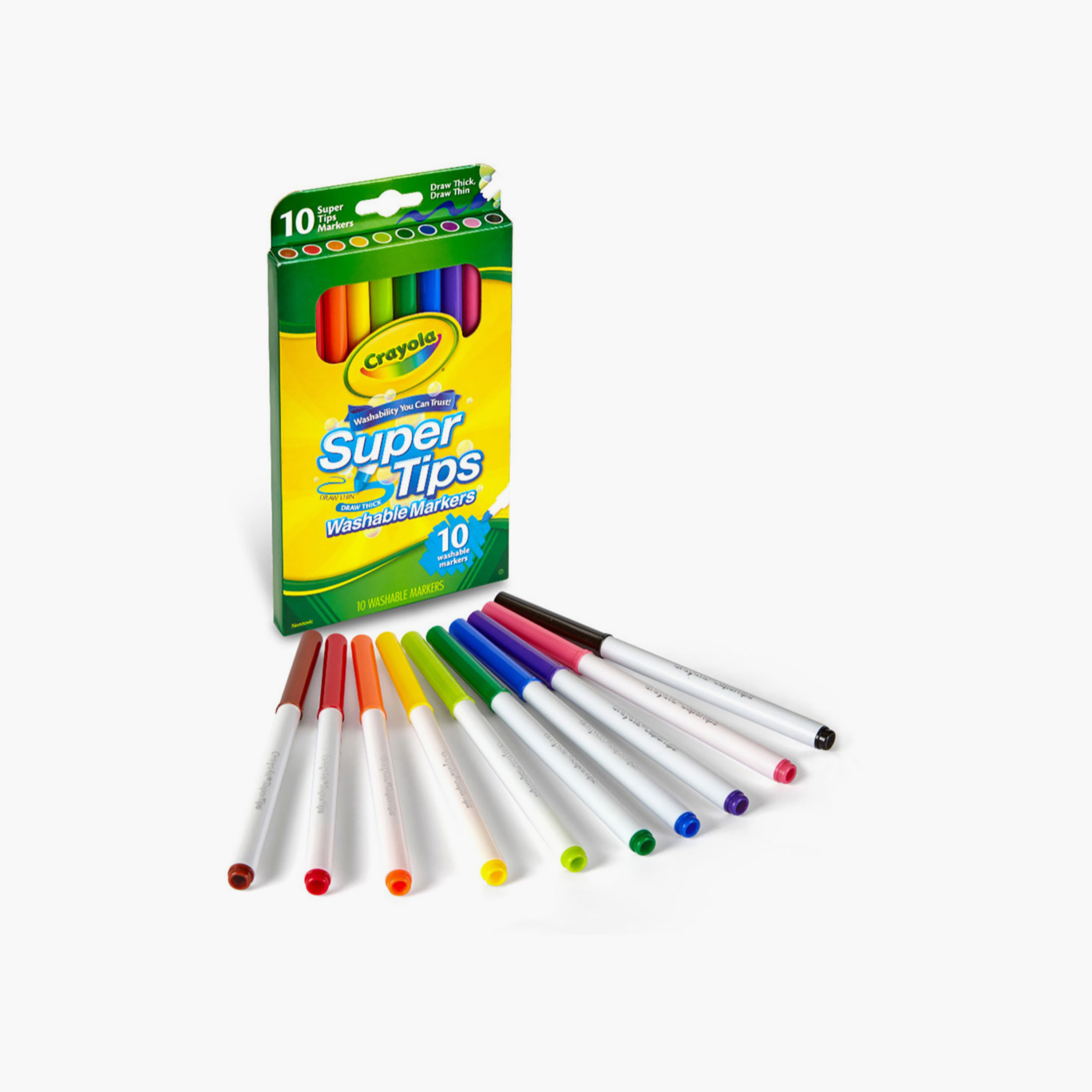 Crayola 8-Piece Super Tips Washable Markers-school-artsandcrafts-image-2