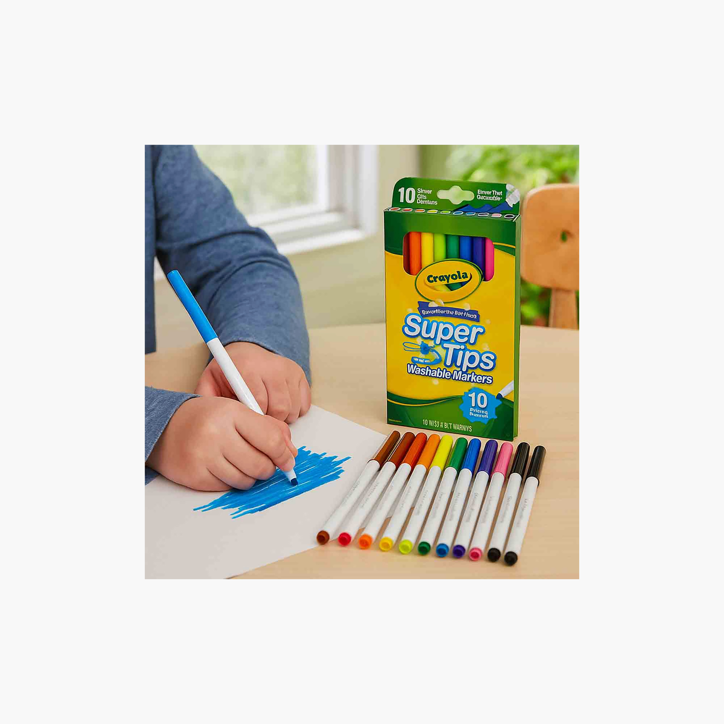 Crayola 8-Piece Super Tips Washable Markers-school-artsandcrafts-image-3