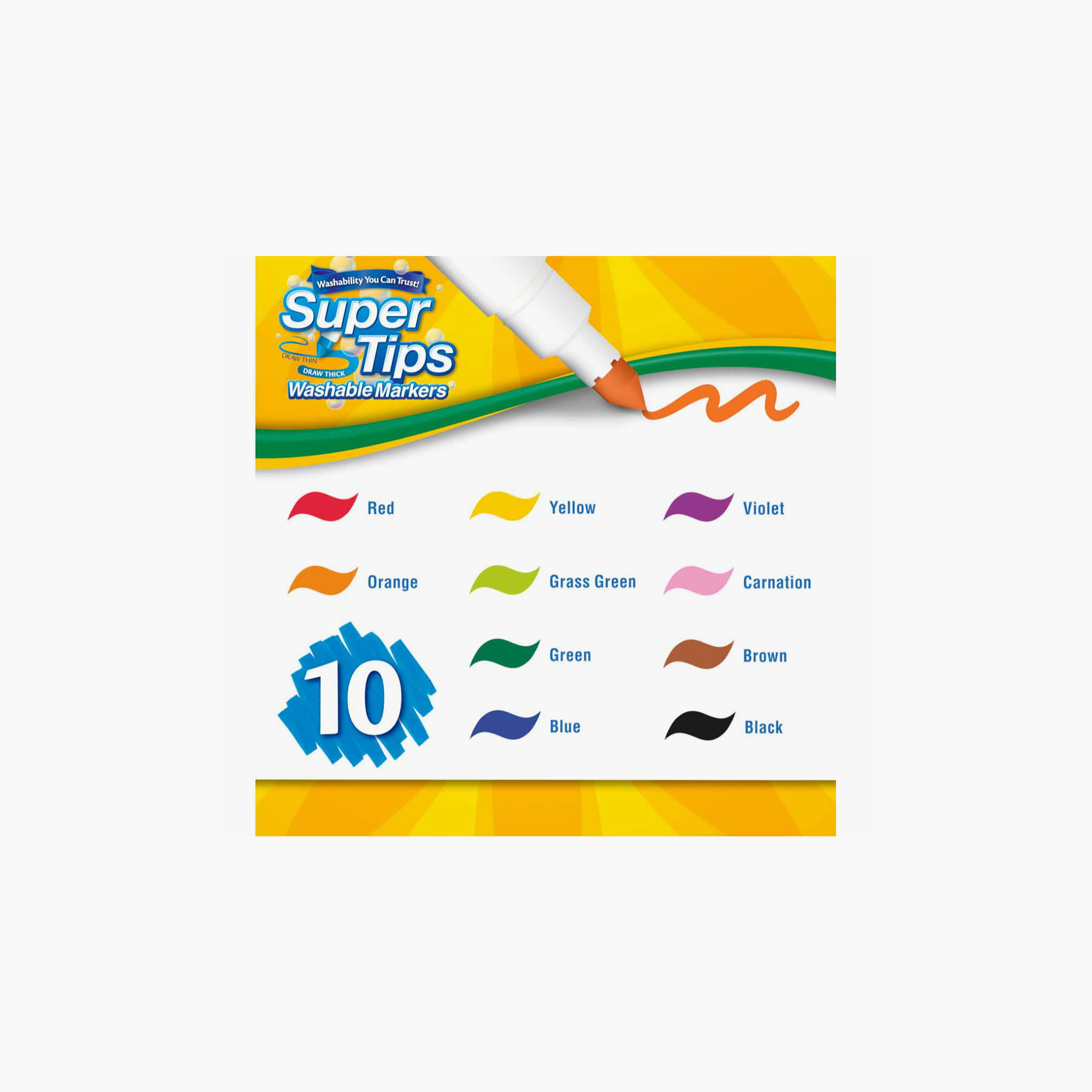 Crayola 8-Piece Super Tips Washable Markers-school-artsandcrafts-image-4