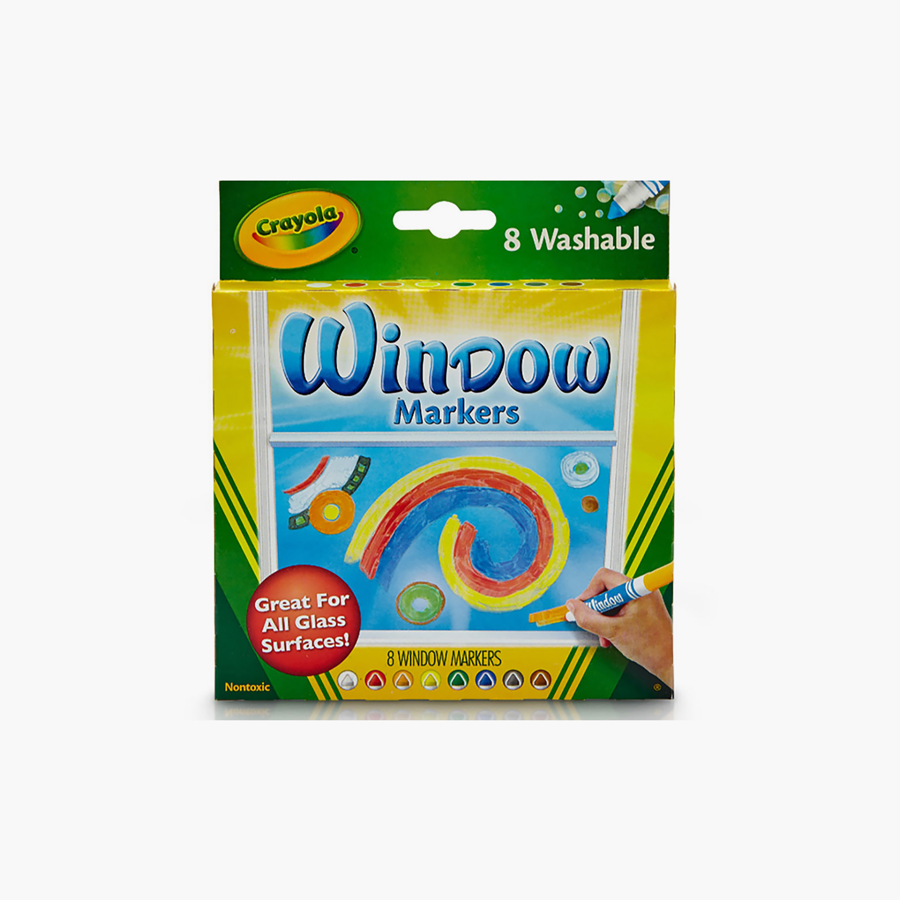 Crayola 8-Piece Washable Window Markers-school-artsandcrafts-image-1