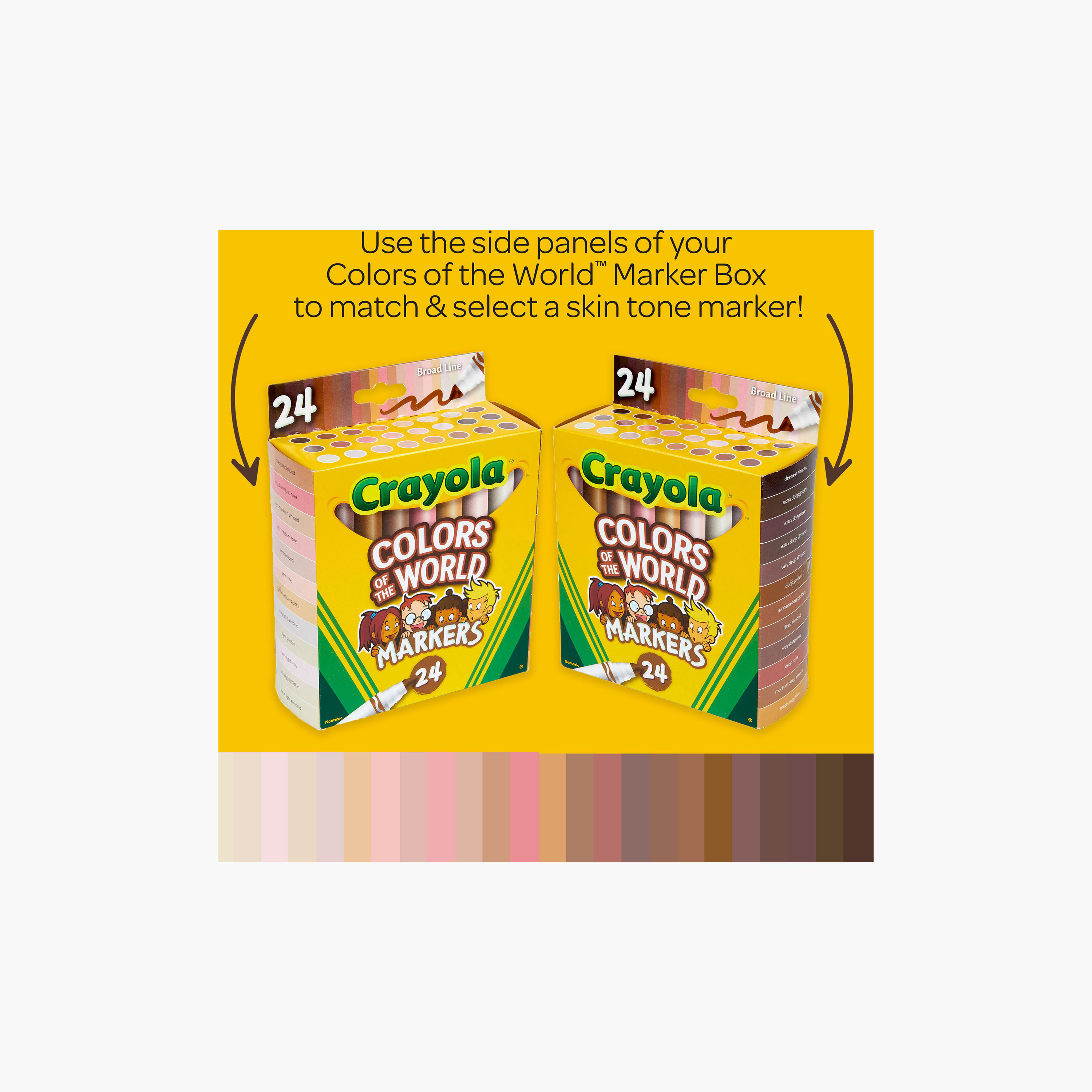 Crayola 24-Piece Colours of the World Broad Line Washable Markers-school-artsandcrafts-image-10