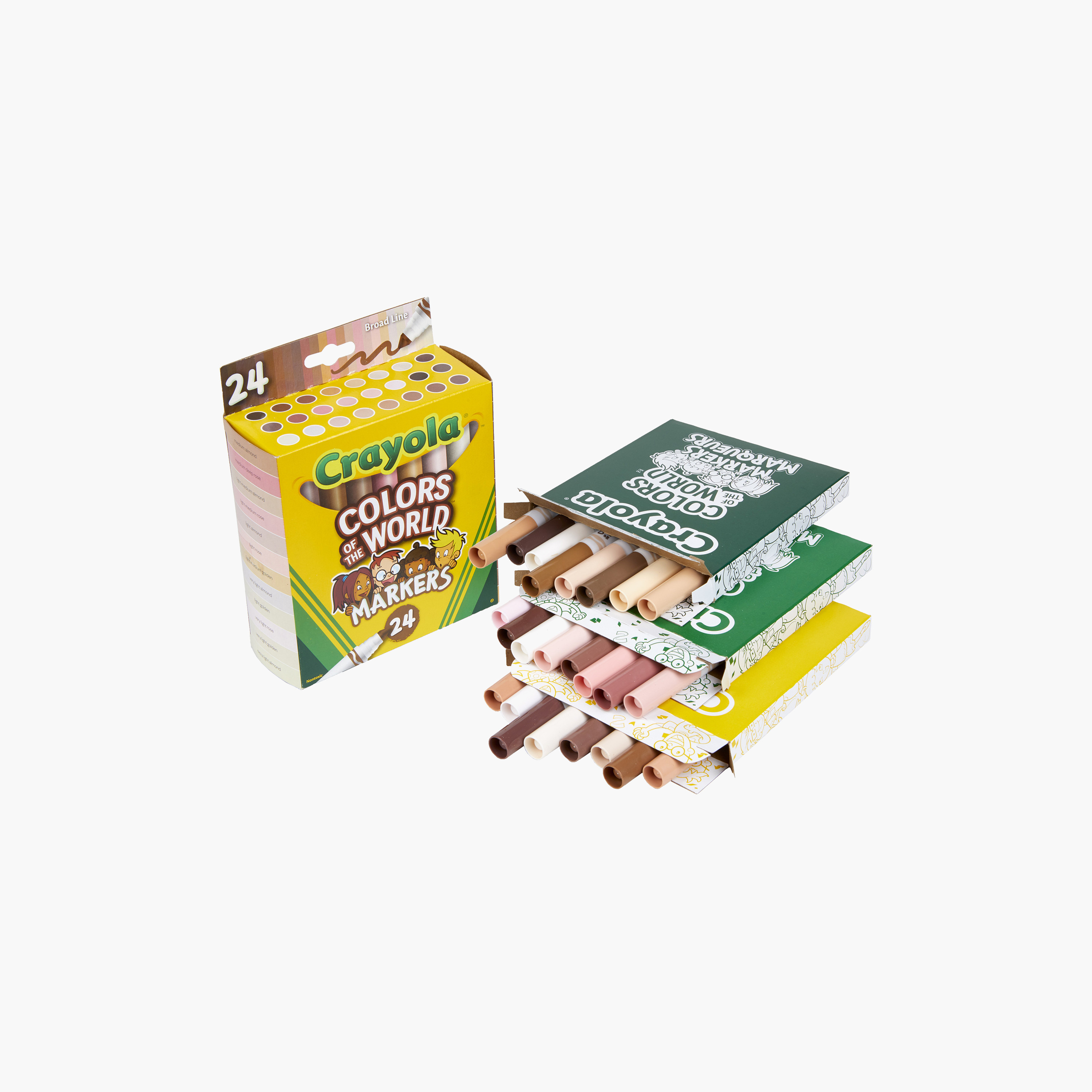 Crayola 24-Piece Colours of the World Broad Line Washable Markers-school-artsandcrafts-image-5