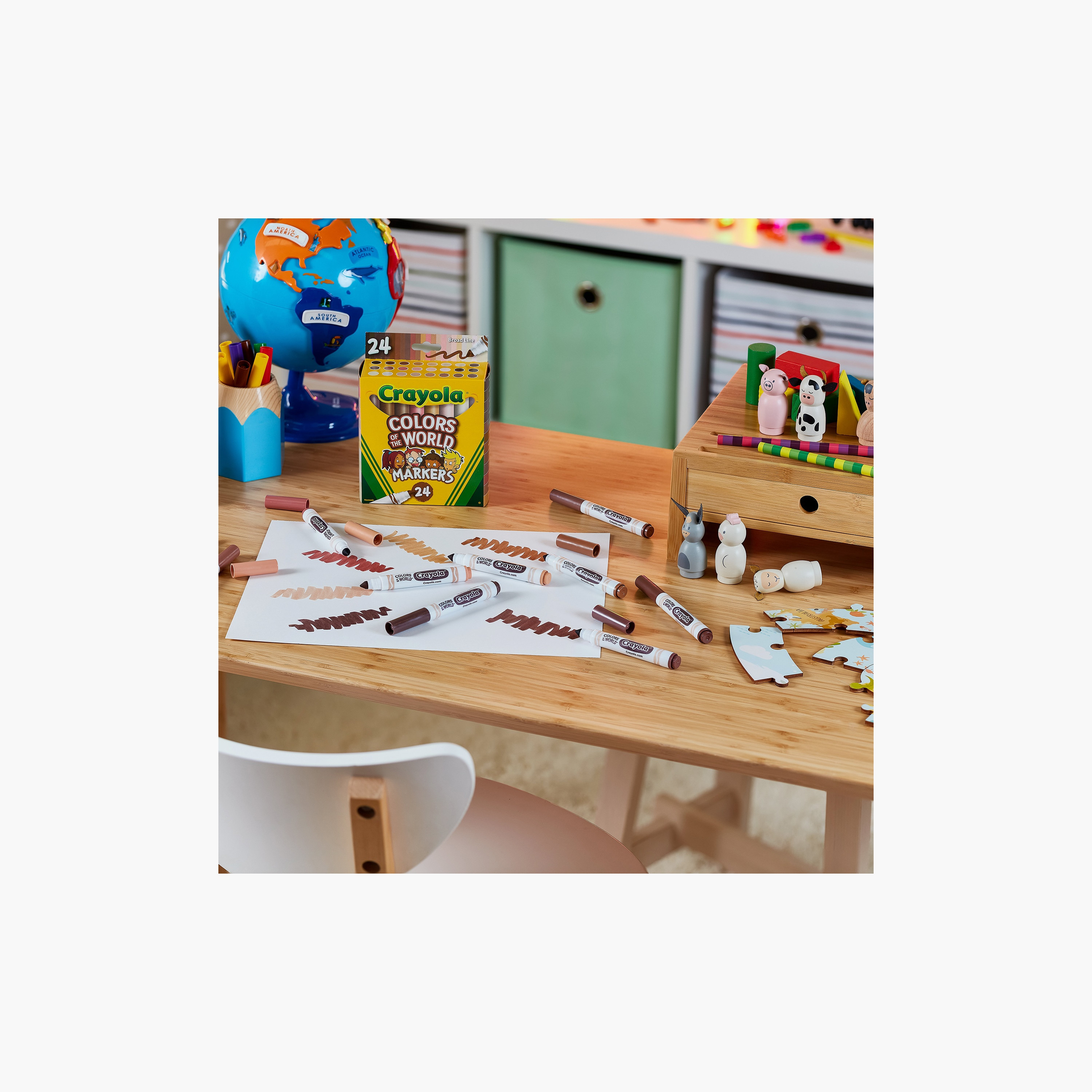 Crayola 24-Piece Colours of the World Broad Line Washable Markers-school-artsandcrafts-image-6