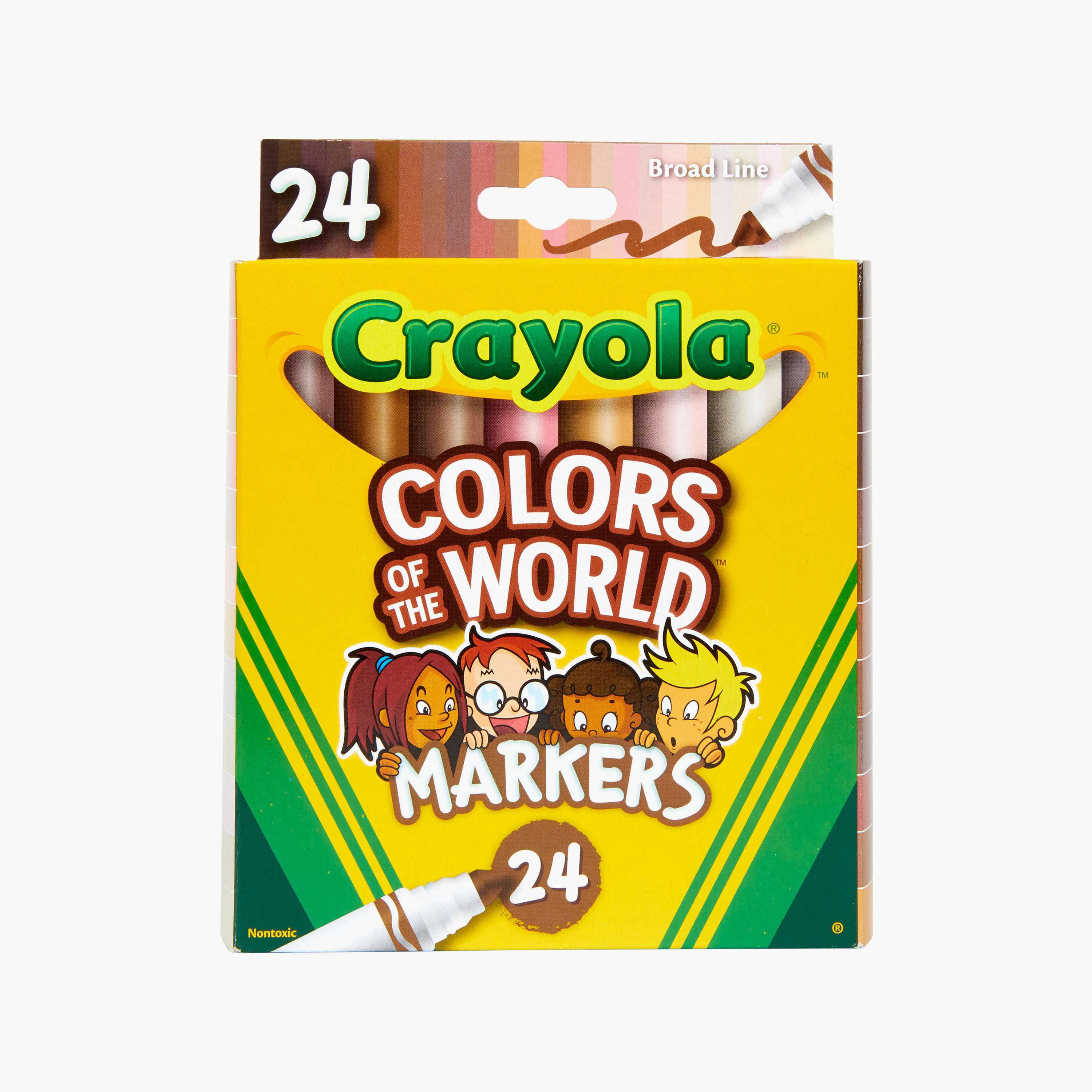 Crayola 24-Piece Colours of the World Broad Line Washable Markers-school-artsandcrafts-image-9