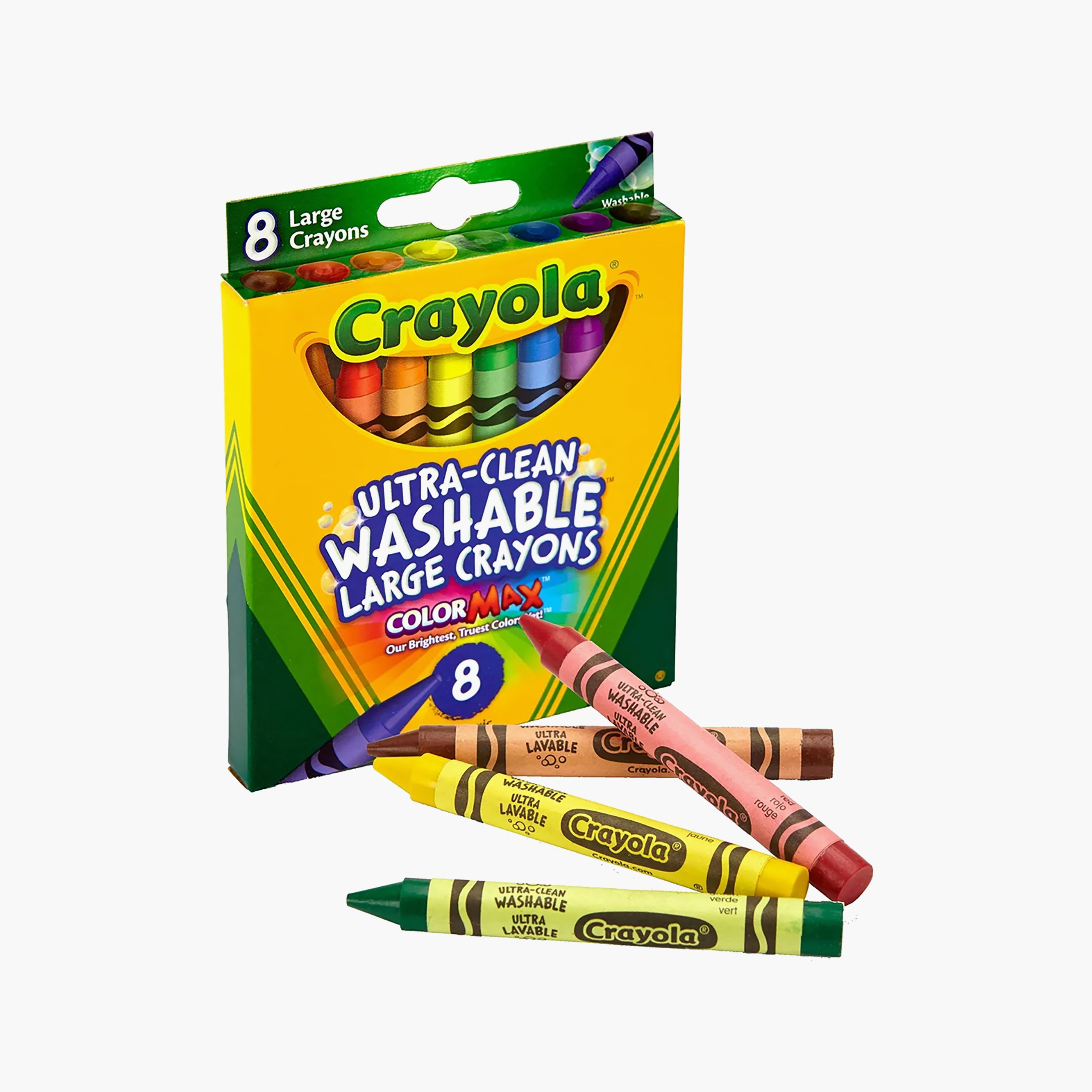 Crayola 8-Piece Ultra-Clean Washable Large Crayons-school-artsandcrafts-image-2