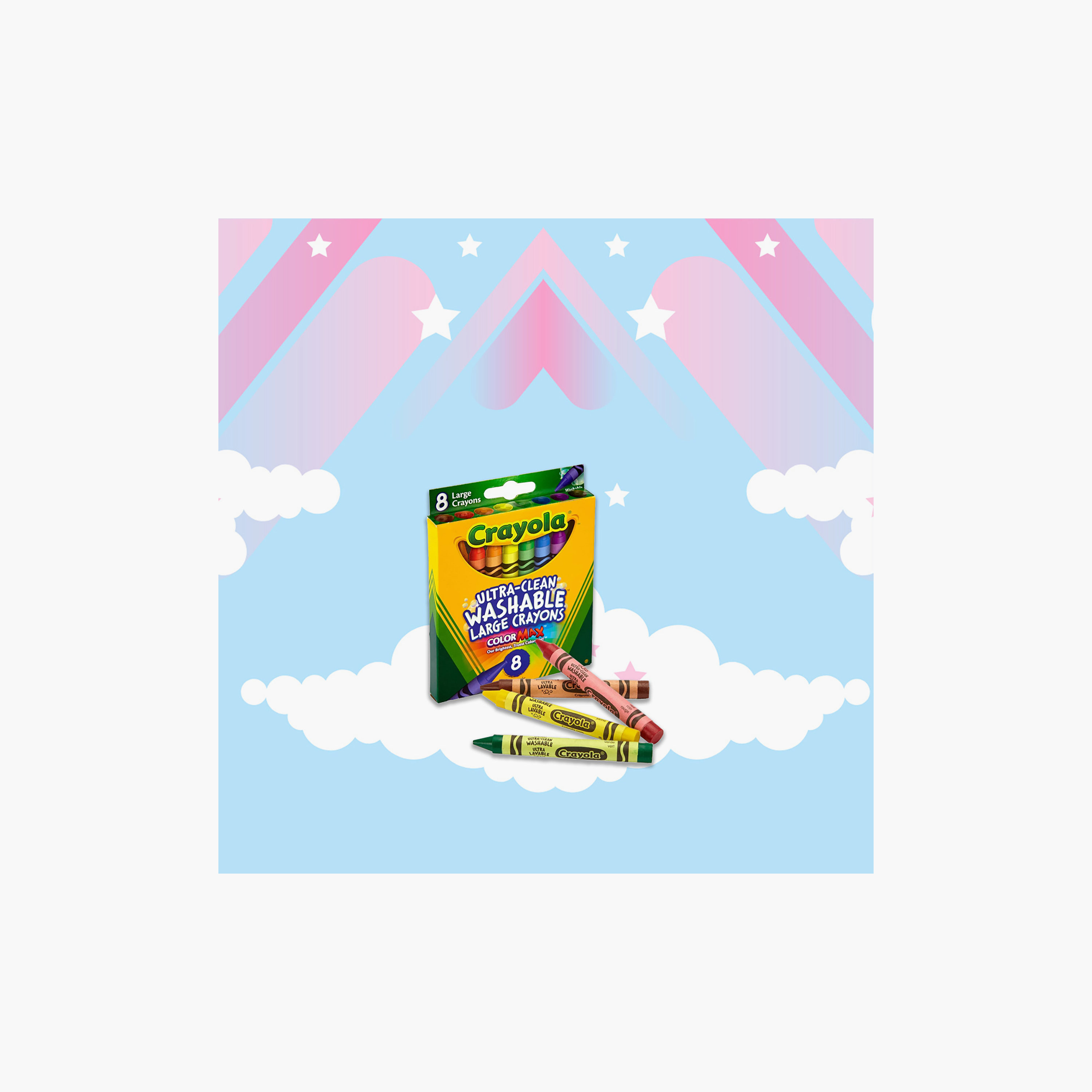 Crayola 8-Piece Ultra-Clean Washable Large Crayons-school-artsandcrafts-image-3