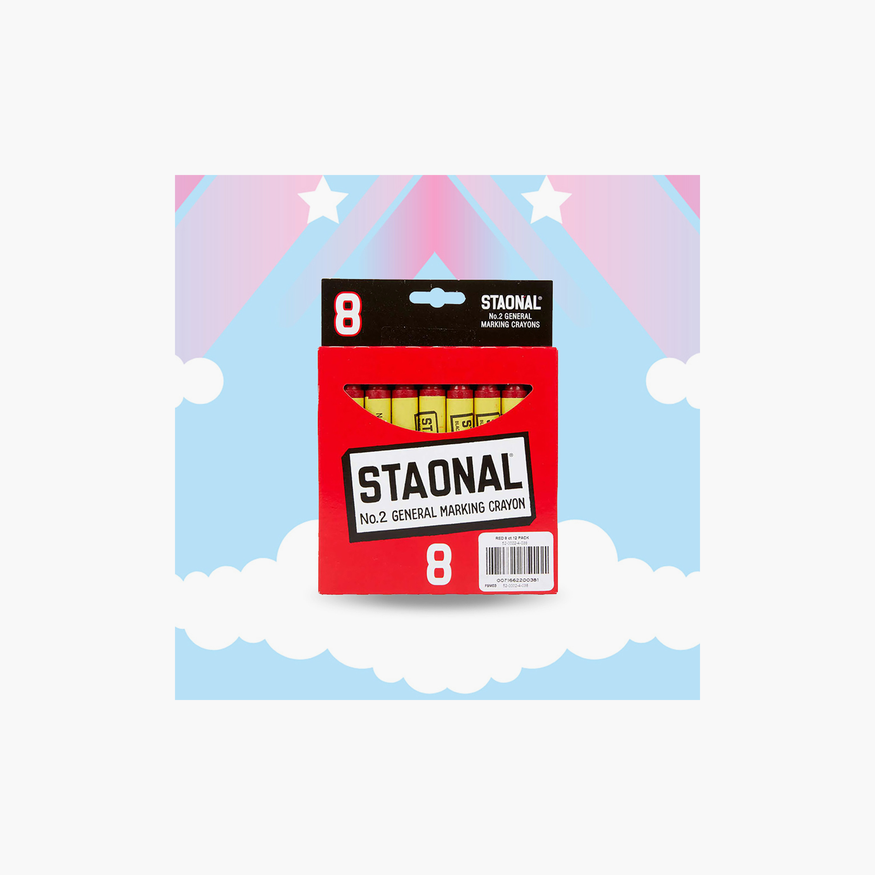 Crayola 8-Piece Staonal Marking Crayons - Red-school-artsandcrafts-image-4