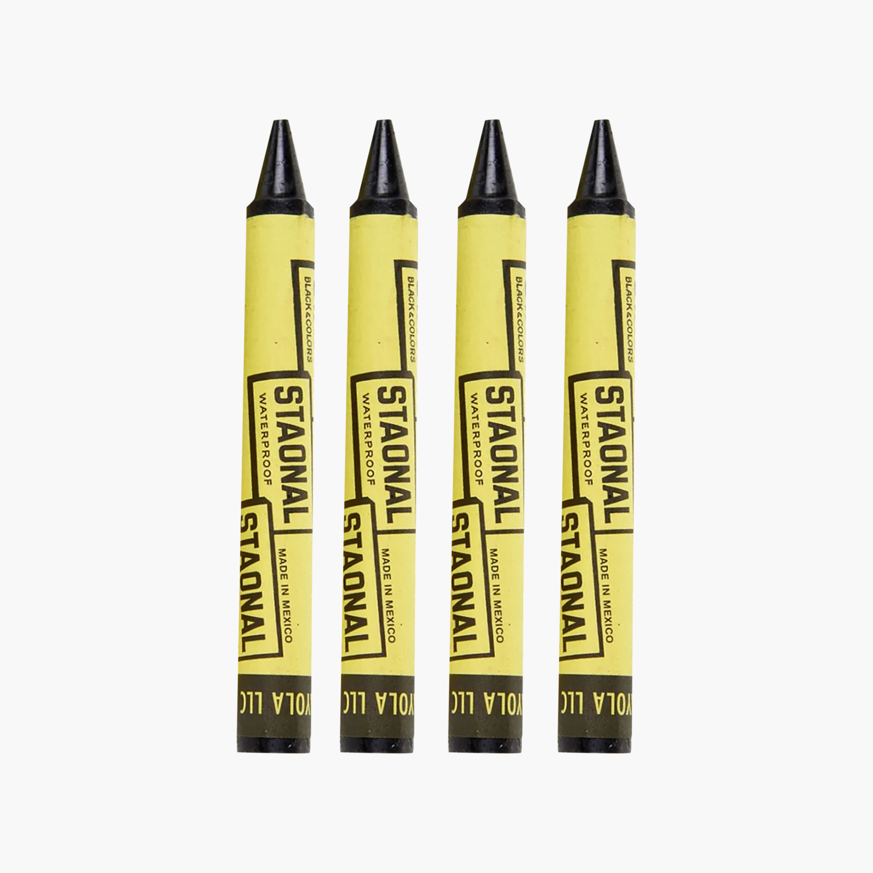 Crayola 8-Piece Staonal Marking Crayons - Black-school-artsandcrafts-image-1