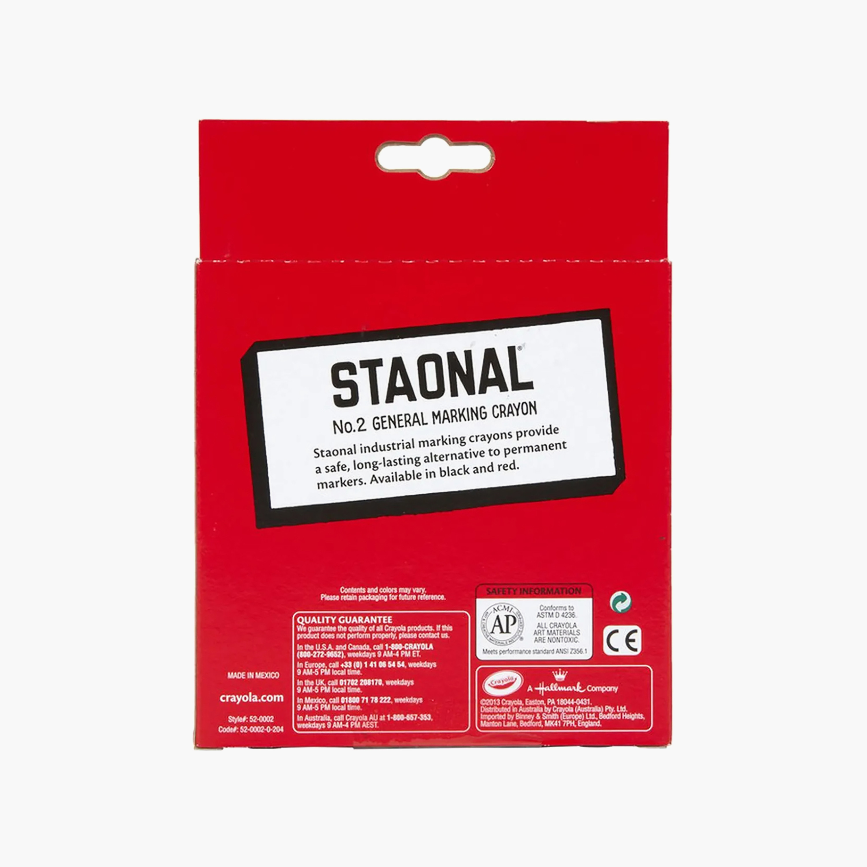 Crayola 8-Piece Staonal Marking Crayons - Black-school-artsandcrafts-image-5
