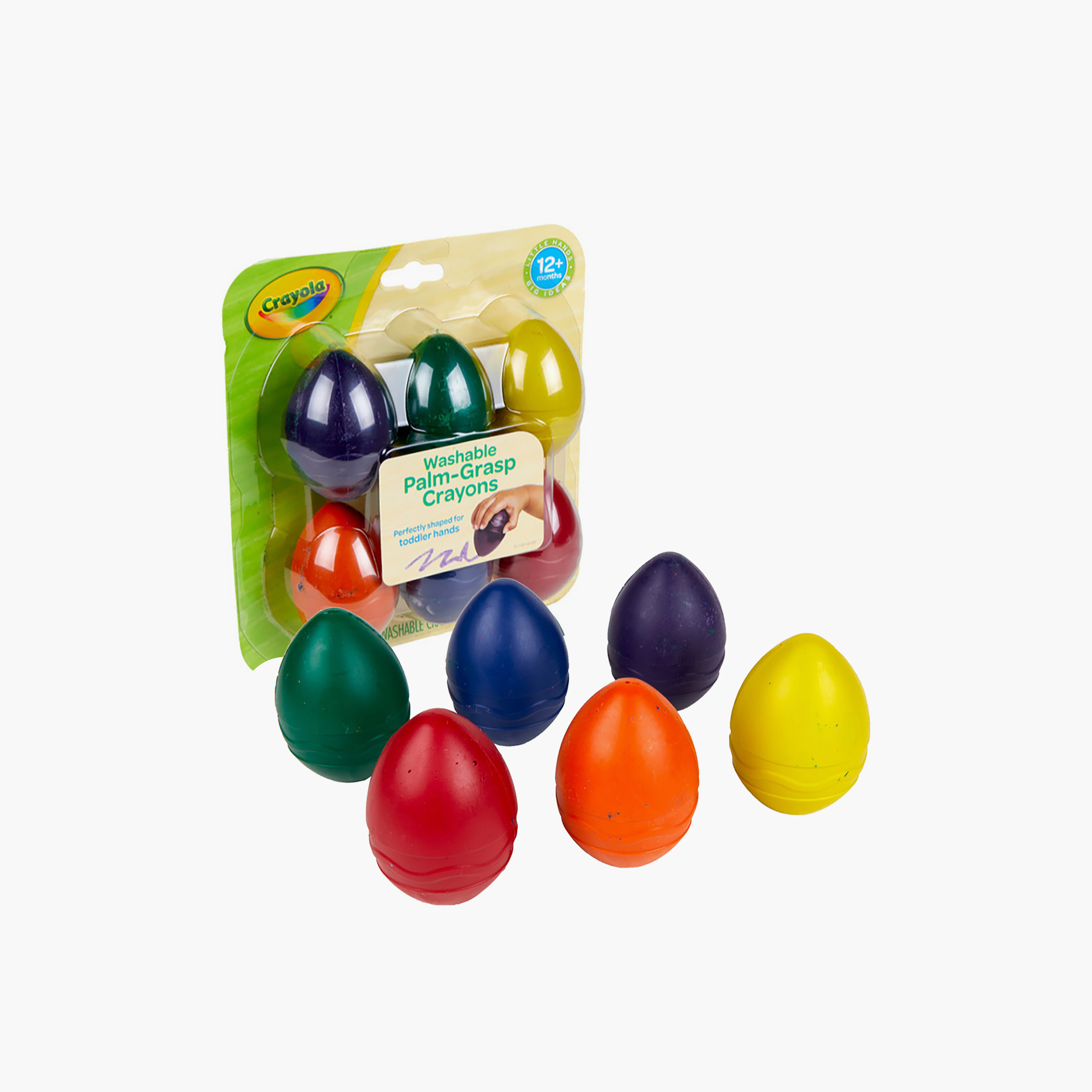 Crayola 6-Piece Washable Palm-Grasp Crayons-school-artsandcrafts-image-1
