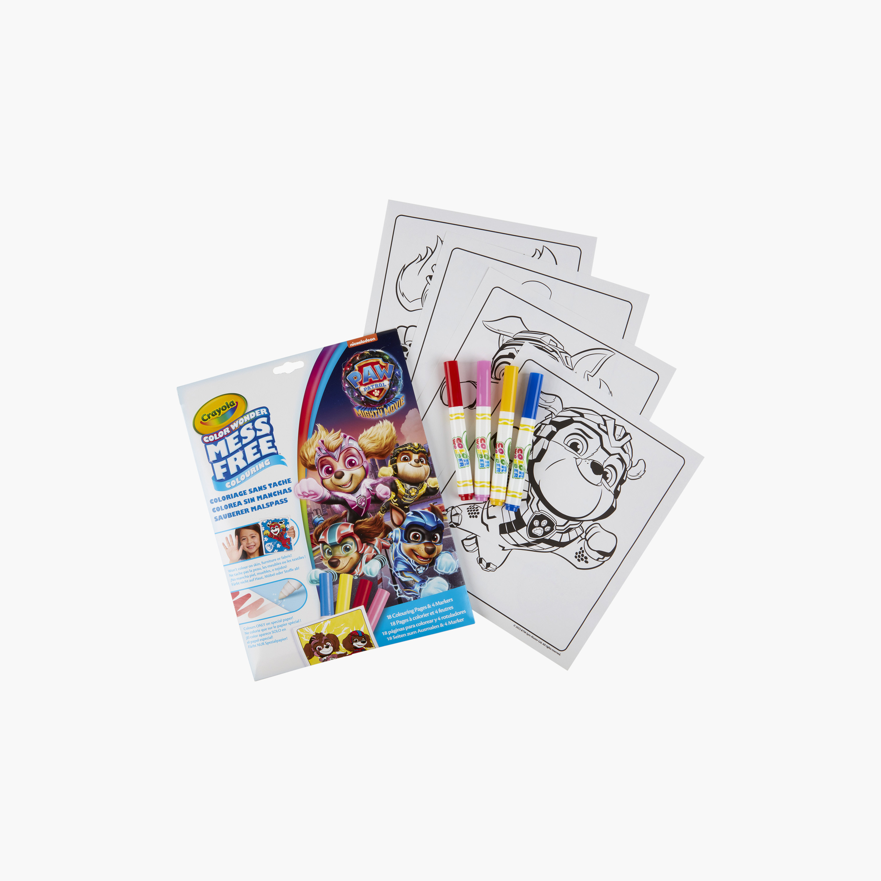 Crayola Colour Paw Patrol Princess Colouring & Activity Set-school-artsandcrafts-image-1