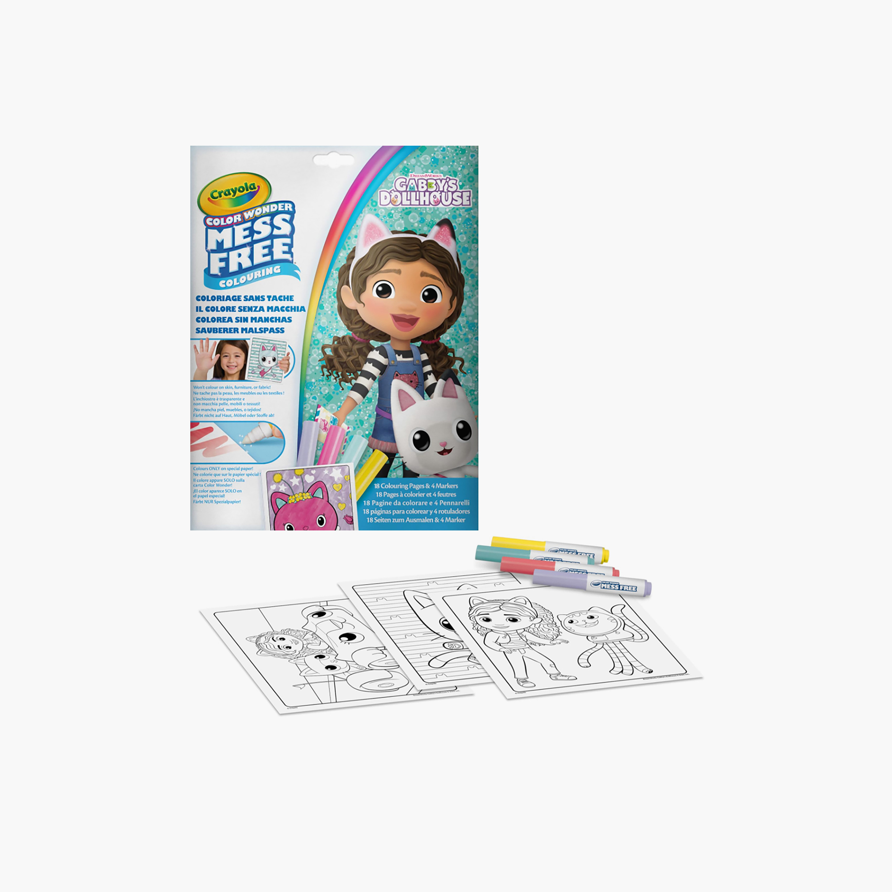 Crayola Colour Gabby'S Dollhouse Colouring & Activity Set-school-artsandcrafts-image-1