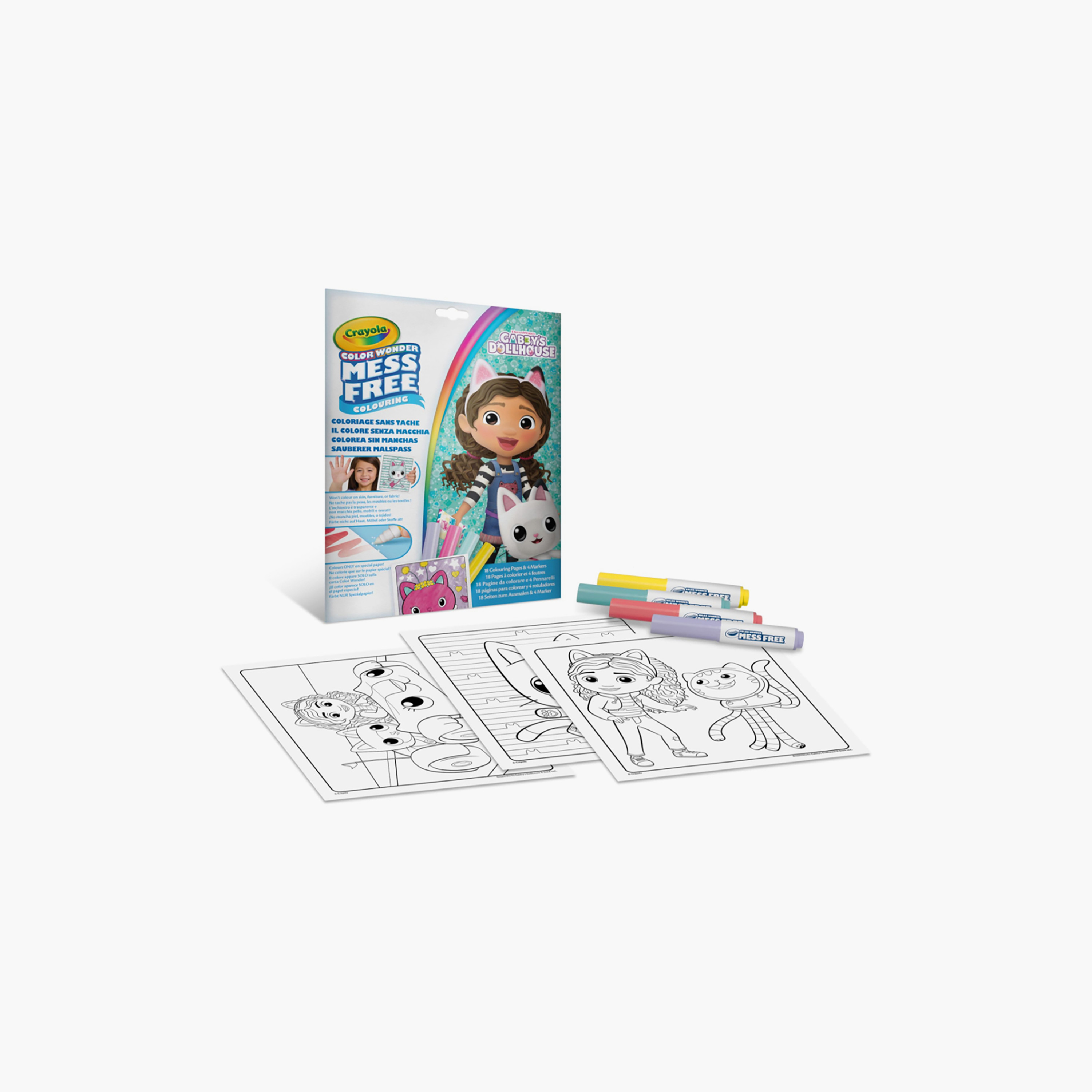 Crayola Colour Gabby'S Dollhouse Colouring & Activity Set-school-artsandcrafts-image-2